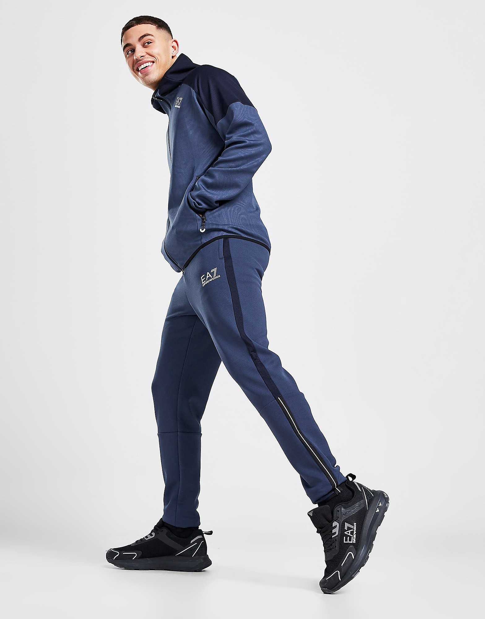 

Emporio Armani EA7 Vigor Tech Poly Track Pants - Blue - Mens, Blue