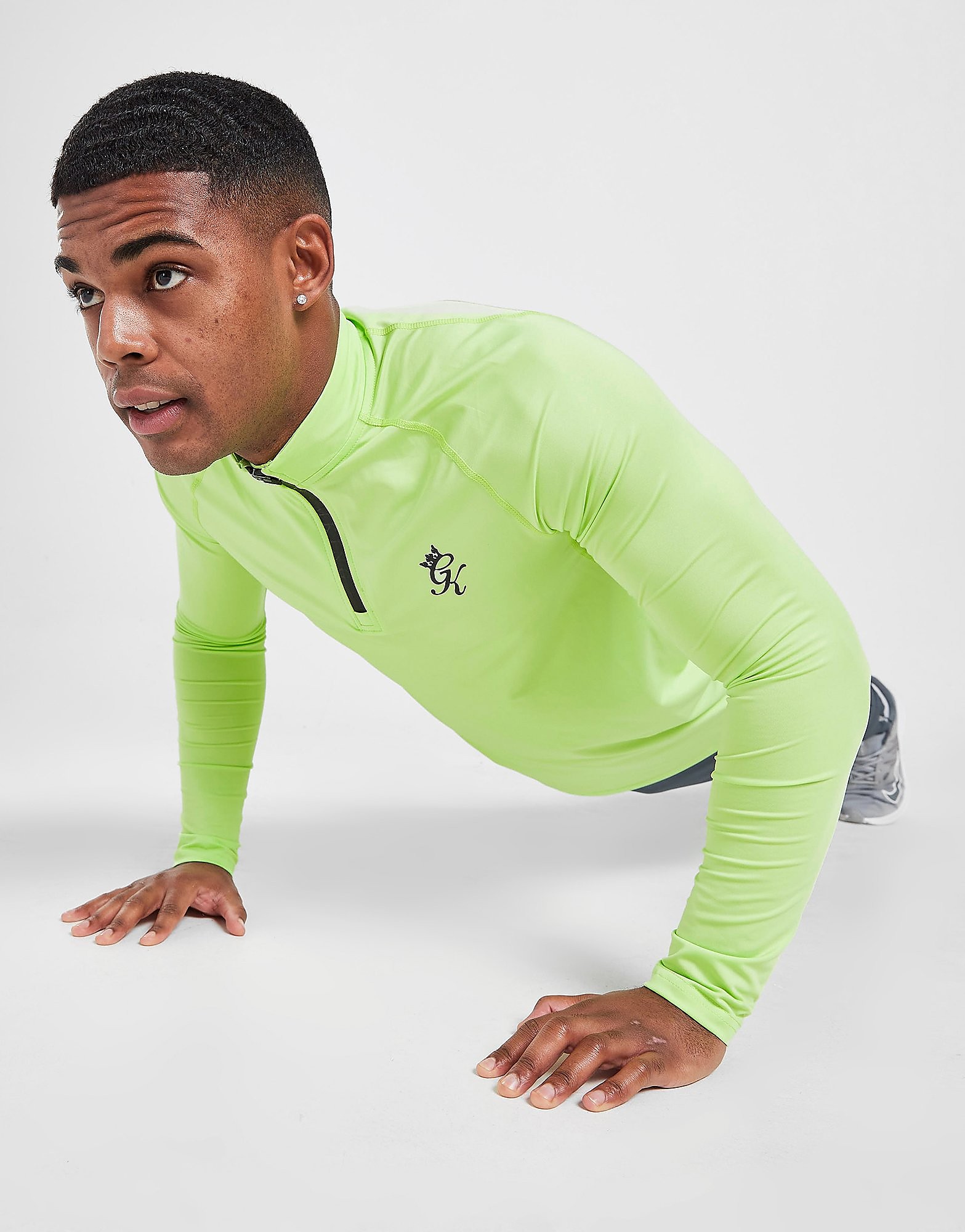 

Gym King Energy 1/4 Zip Top - Green - Mens, Green