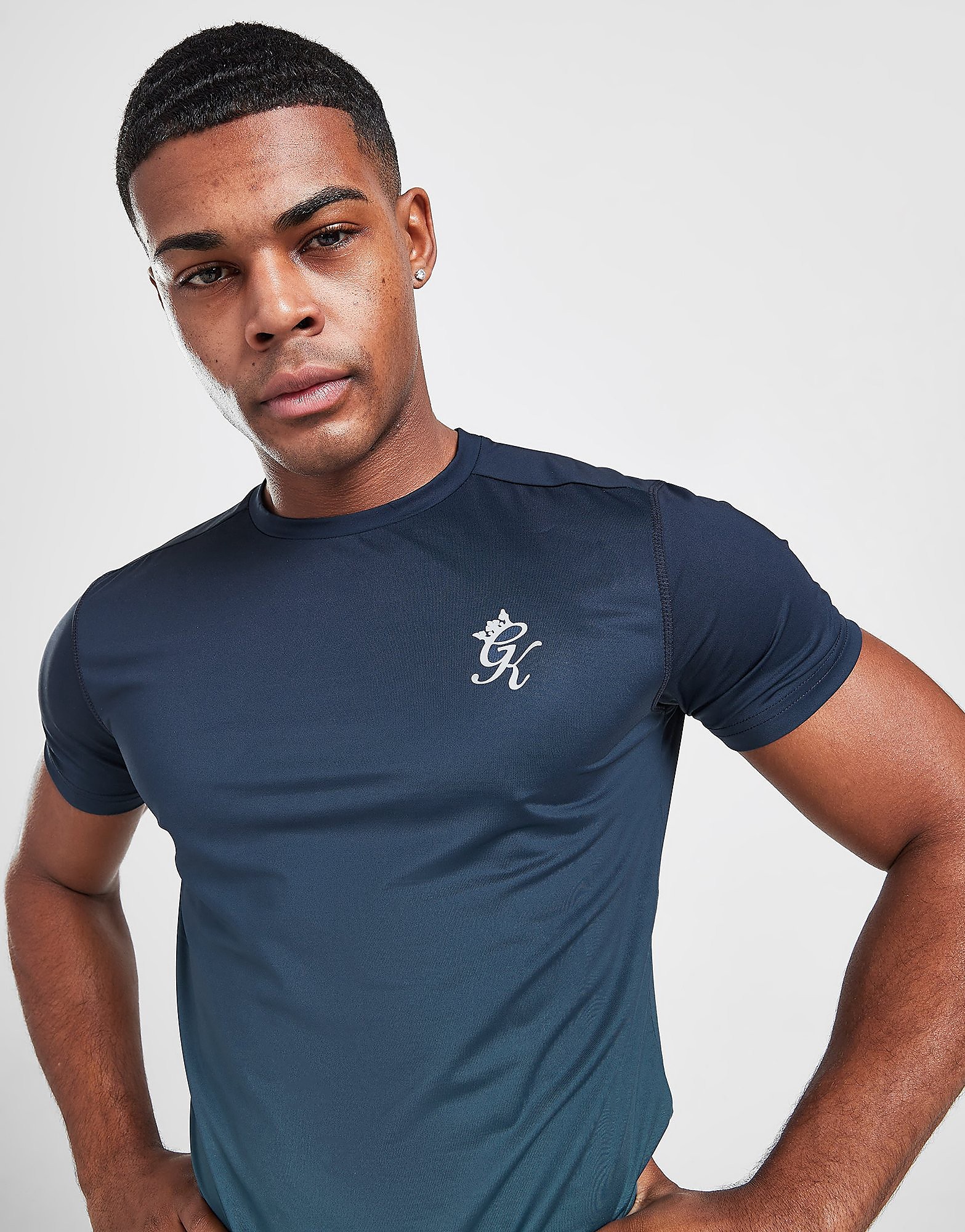 

Gym King Ombre Fade T-Shirt - Blue, Blue