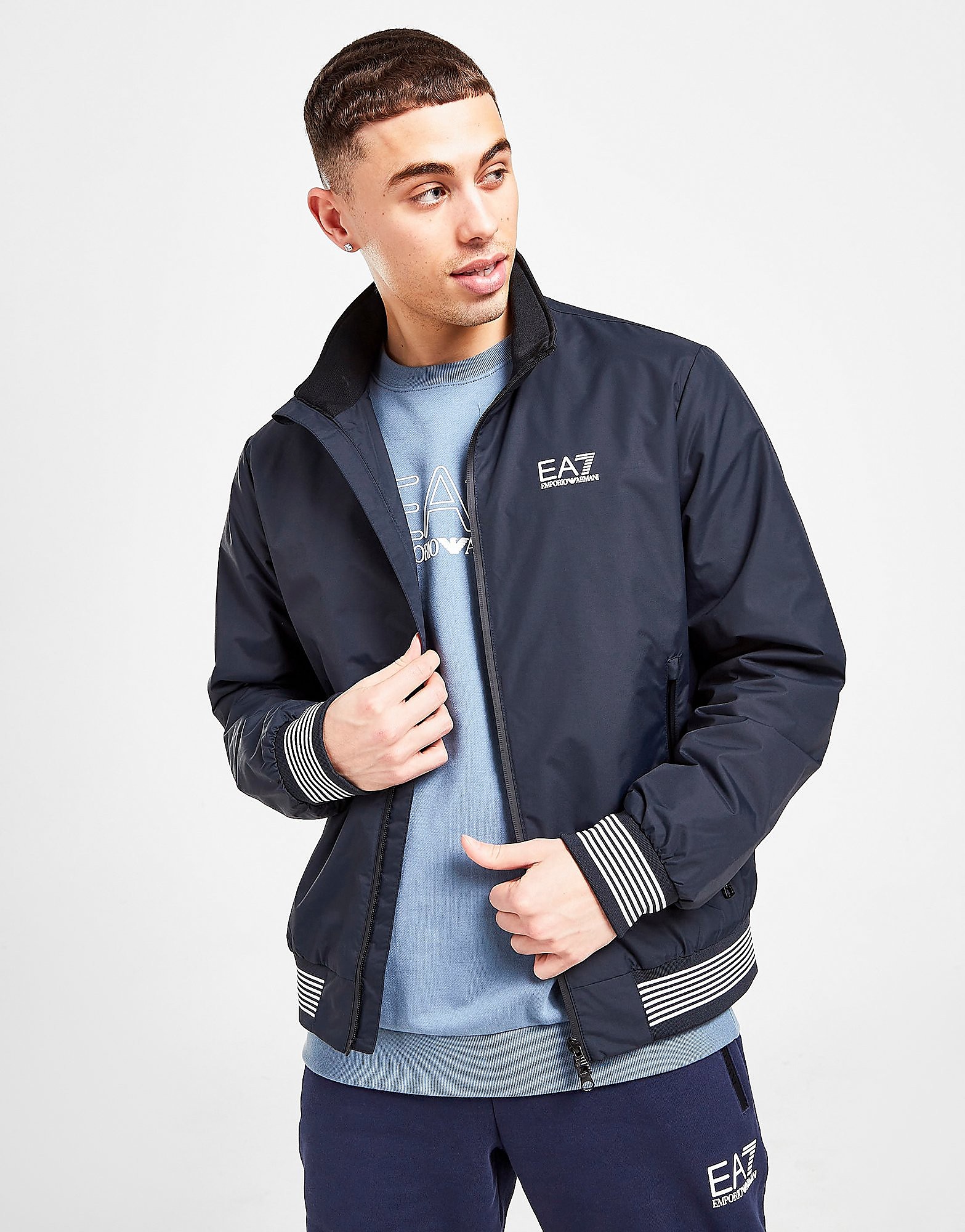 

Emporio Armani EA7 Sailing Jacket - Navy - Mens, Navy