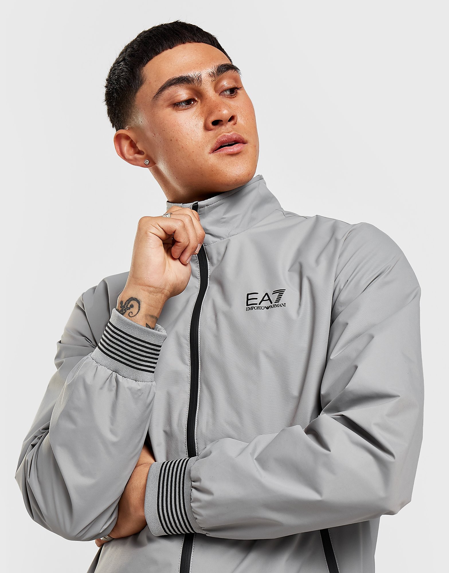 

Emporio Armani EA7 Sailing Jacket - Grey - Mens, Grey