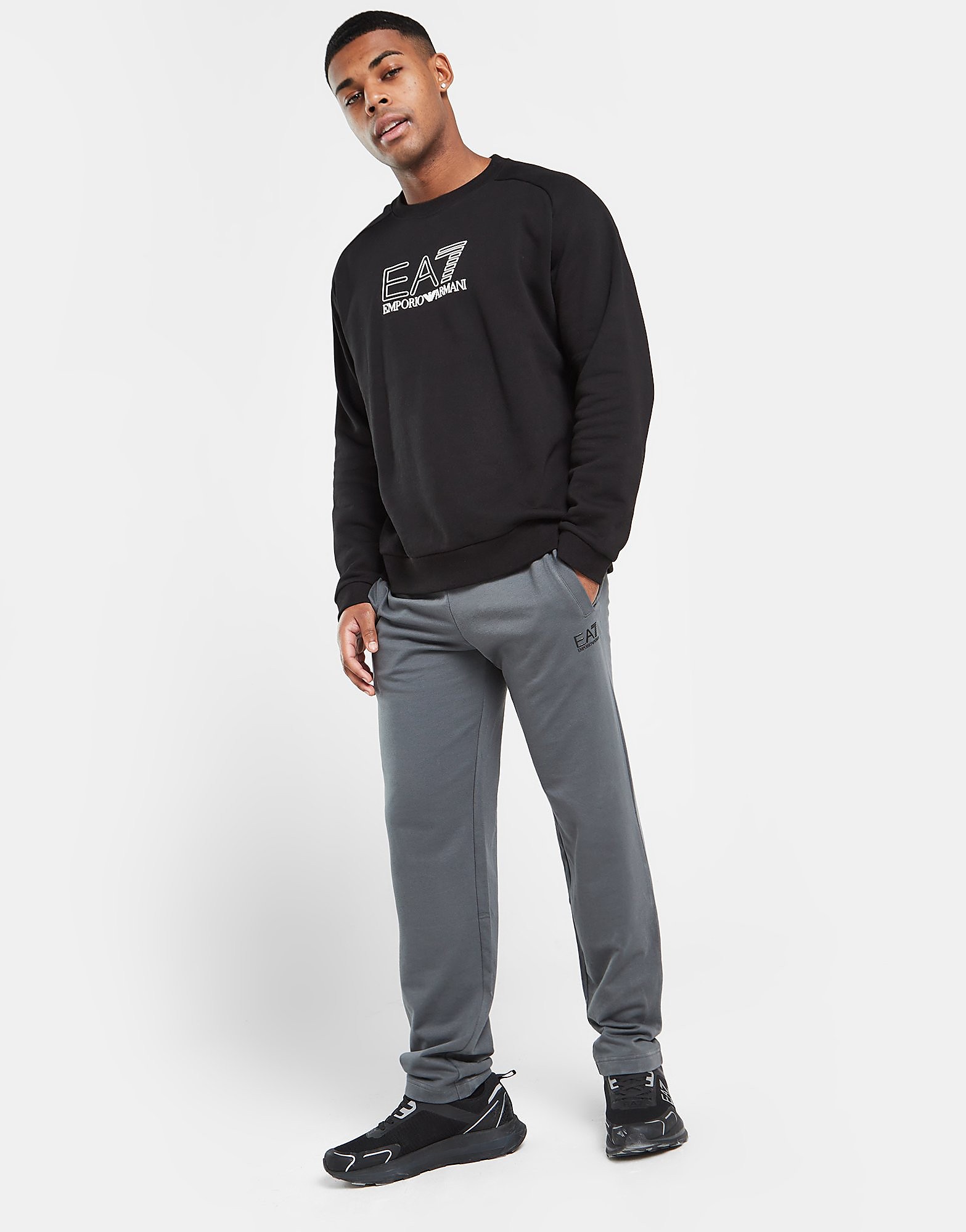 

Emporio Armani EA7 Core Identity Joggers - Grey - Mens, Grey