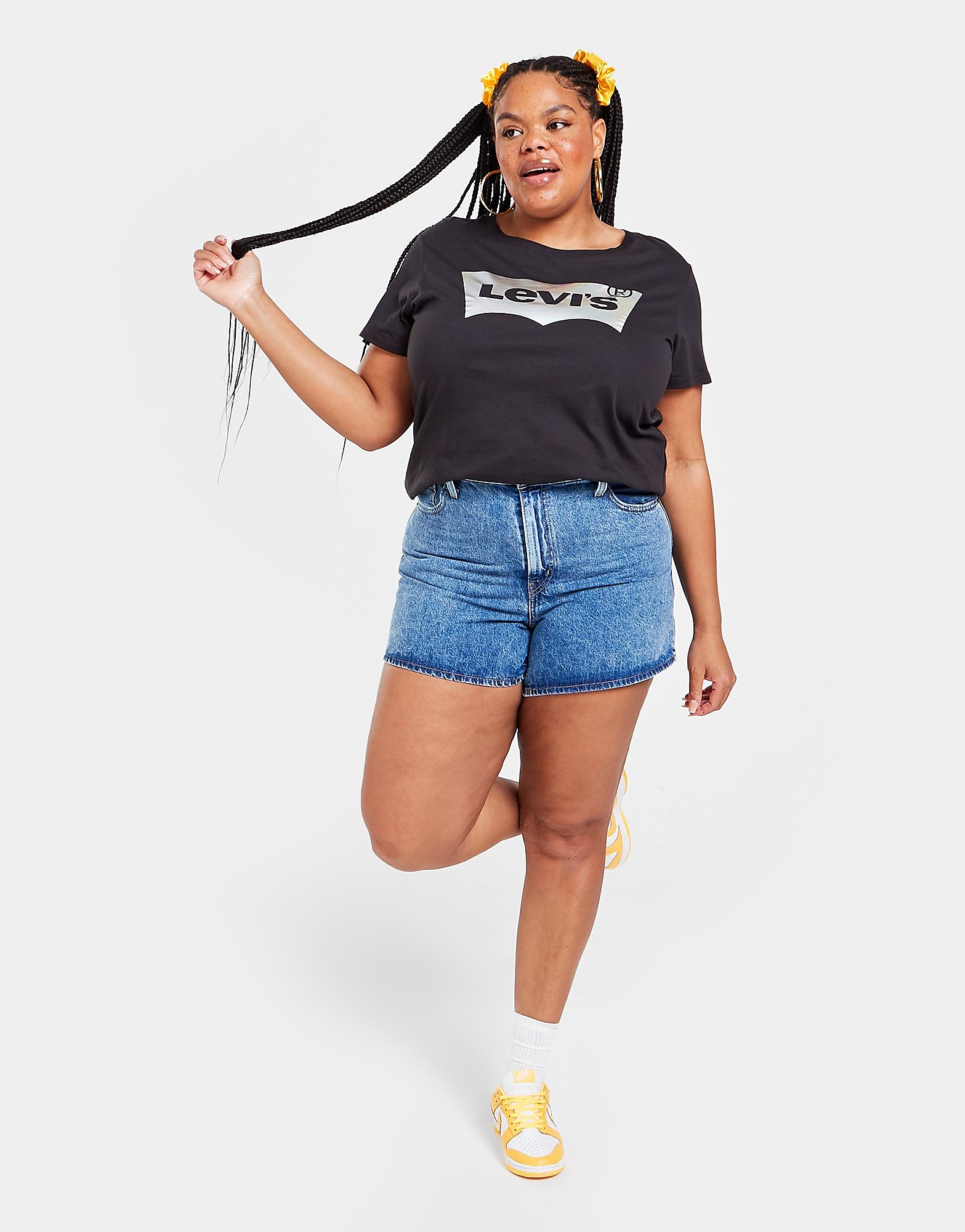 

LEVI'S Plus Size Mom Shorts - Blue - Womens, Blue