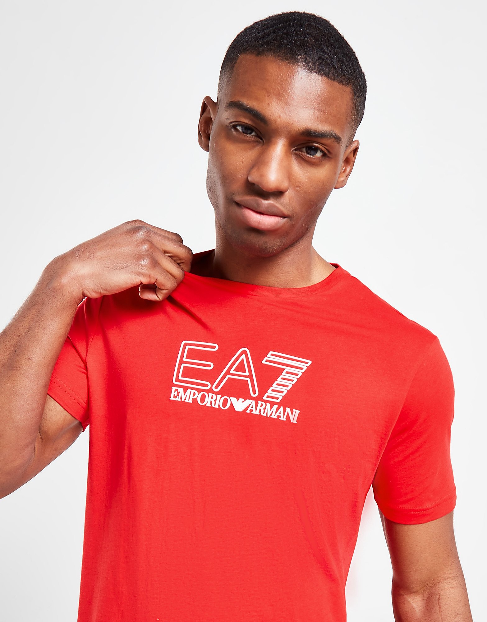 

Emporio Armani EA7 Visibility Logo T-Shirt - Red, Red