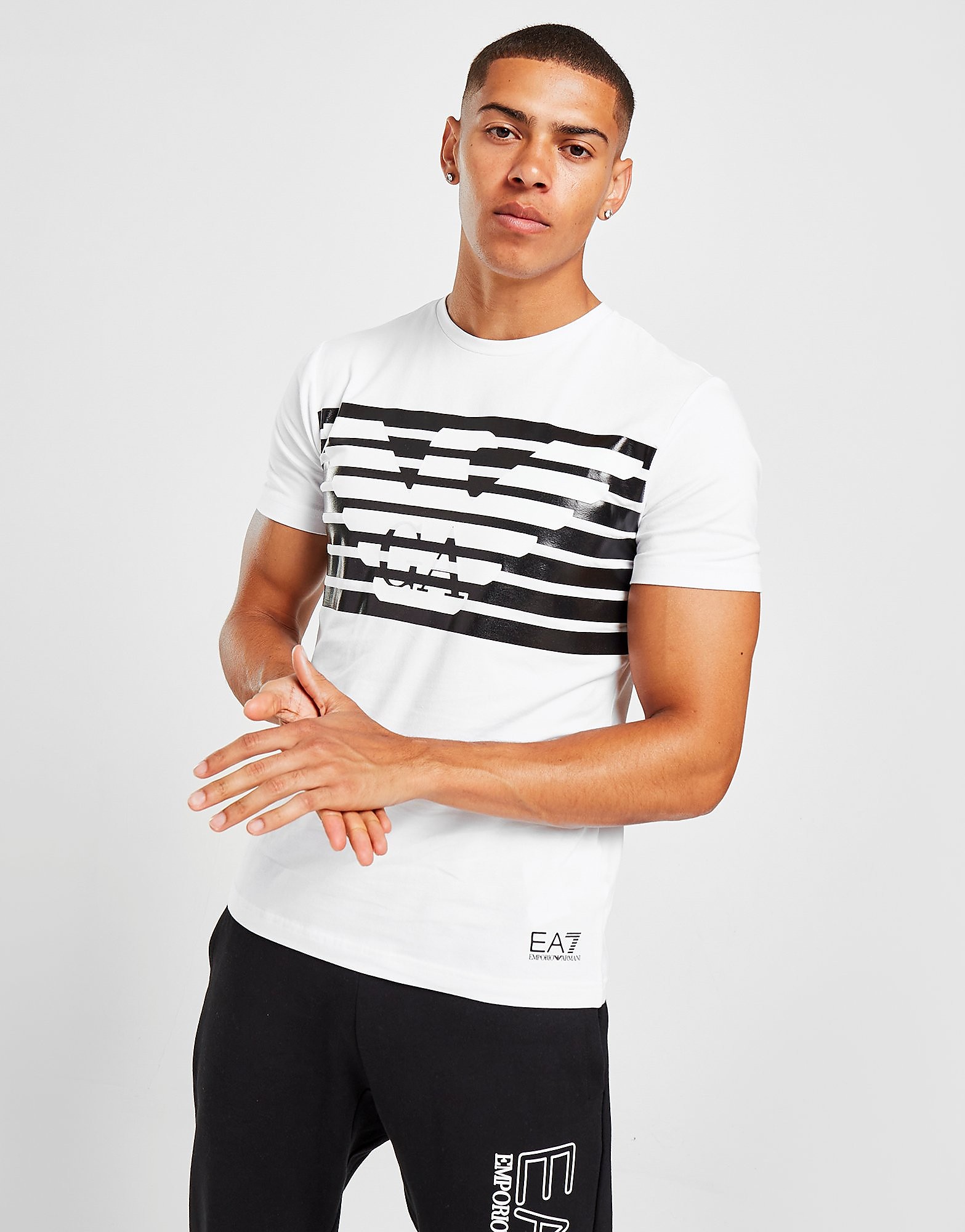 

Emporio Armani EA7 Eagle T-Shirt - White, White