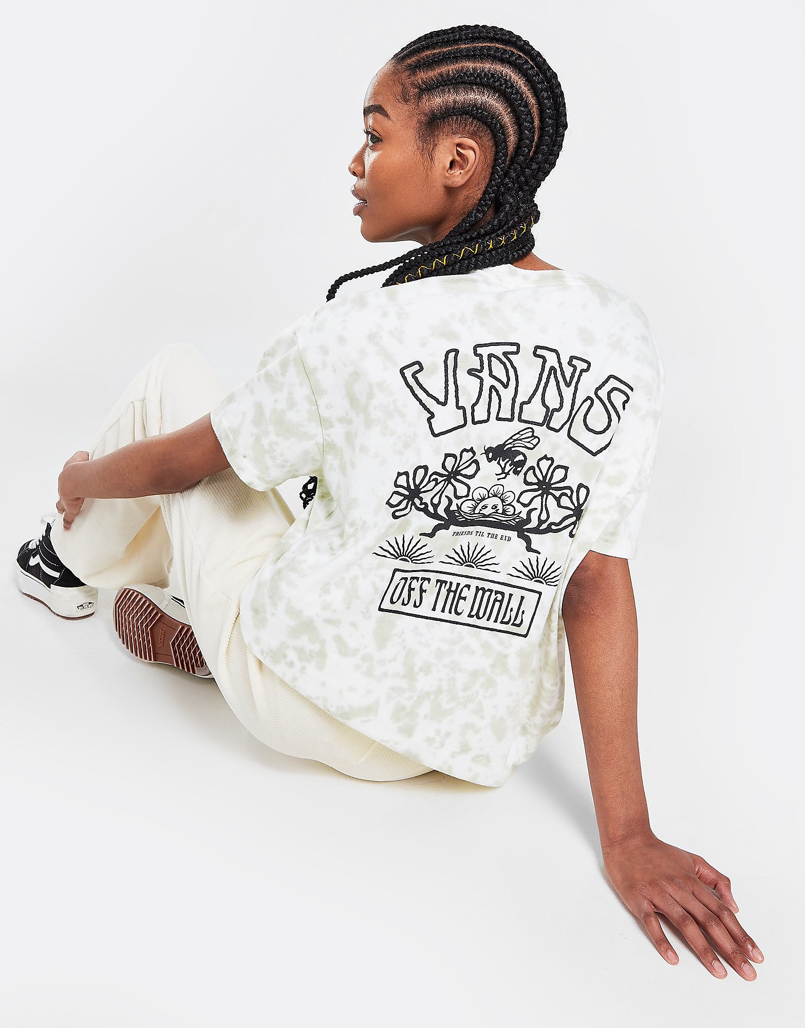 

Vans Tie Dye Logo T-Shirt - Only at JD - Grey - Womens, Grey