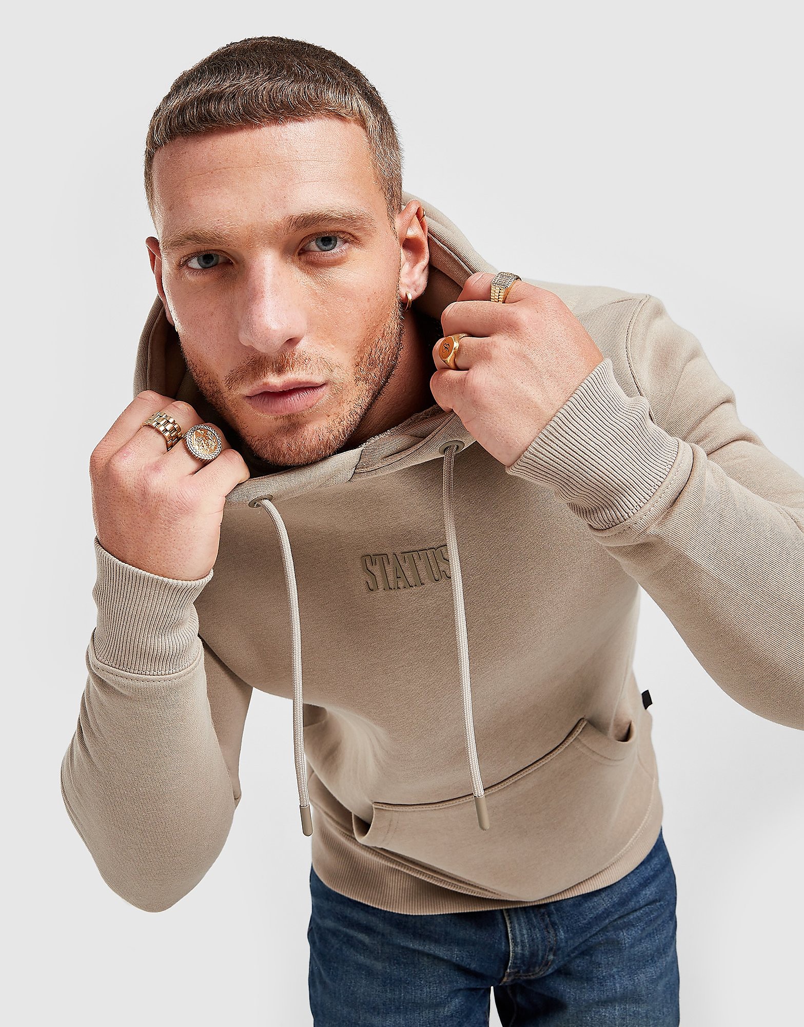 

Status Stitch Hoodie - Brown - Mens, Brown