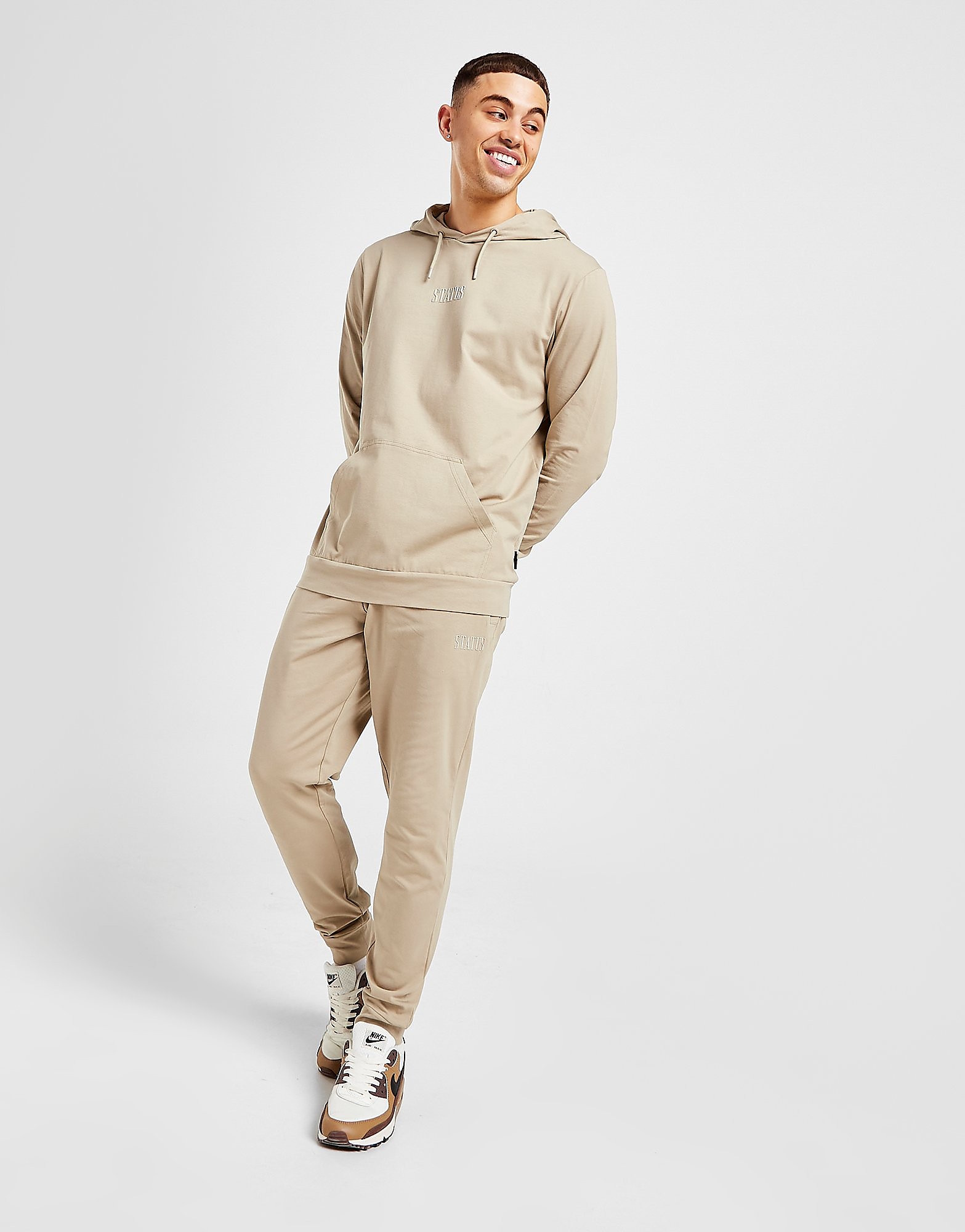 

Status Jersey Lounge Tracksuit - Black - Mens, Black