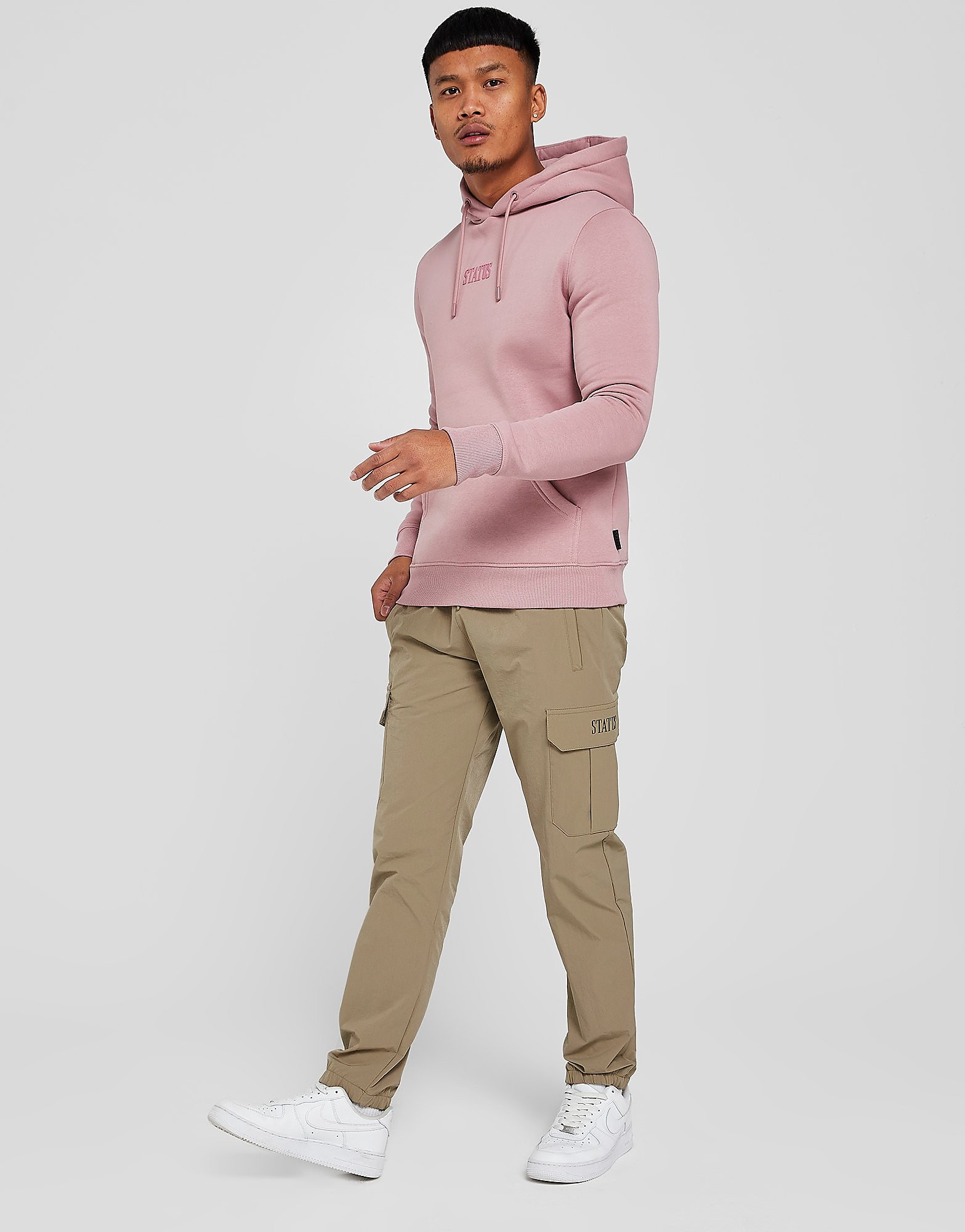 Status Creed Cargo Pants - Brown - Mens, Brown