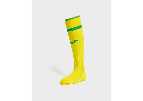 Joma Norwich City FC 2021/22 Home Socks Junior - Yellow - Kids, Yellow