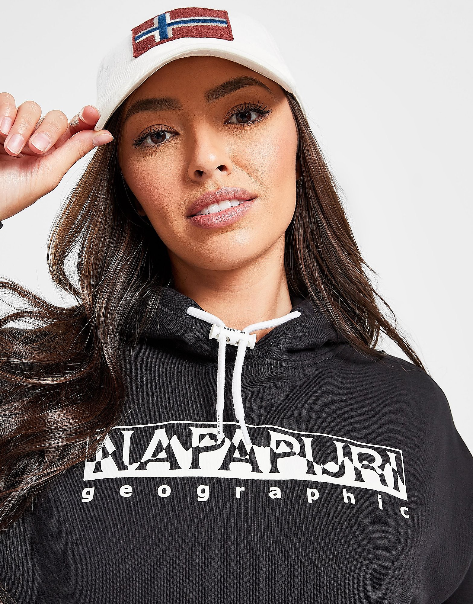 

Napapijri Graphic Overhead Hoodie - Black - Womens, Black