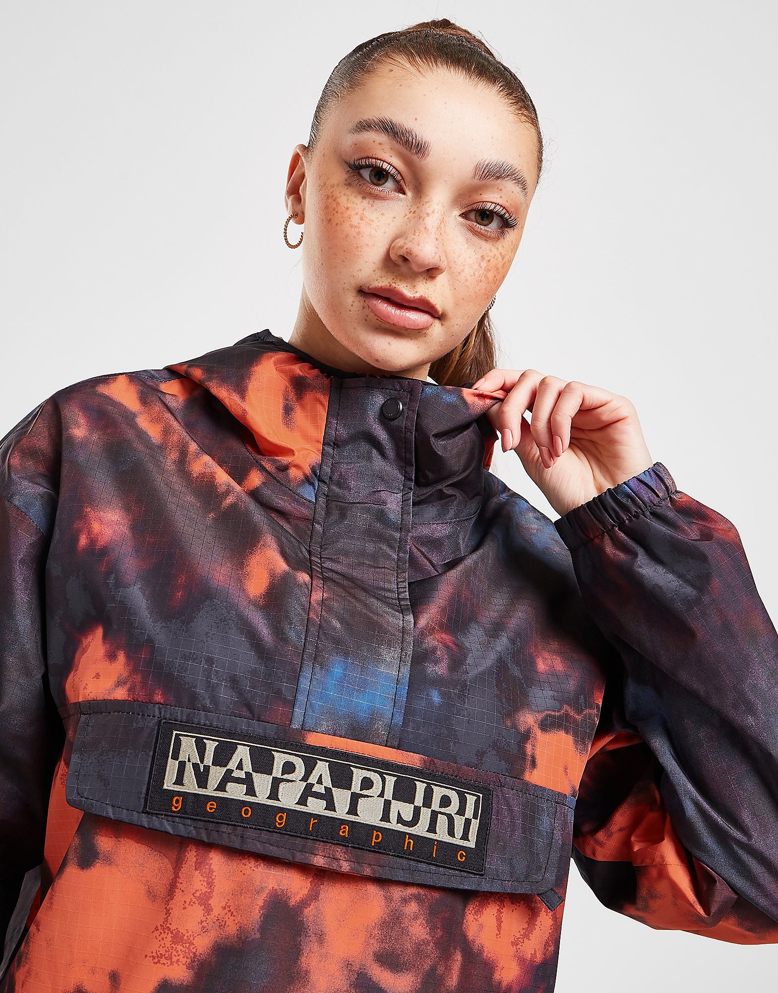 Napapijri Freestrider Crop Jacket - Multi Coloured - Womens, Multi Coloured