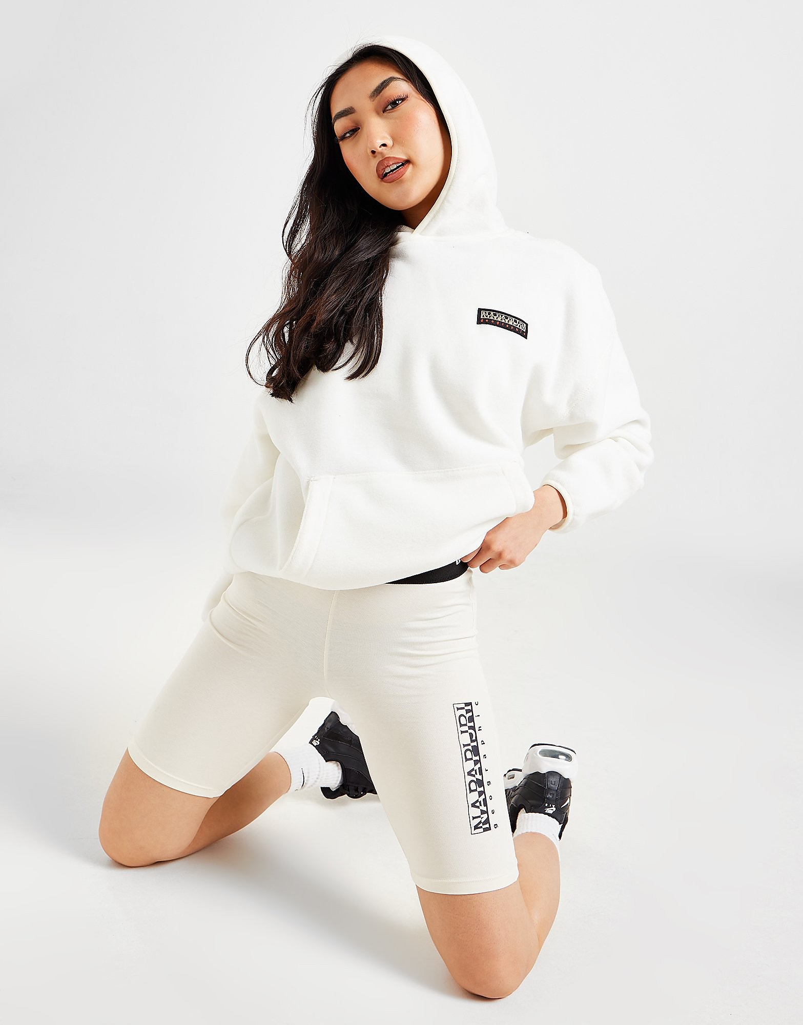 

Napapijri Box Cycle Shorts - White - Womens, White