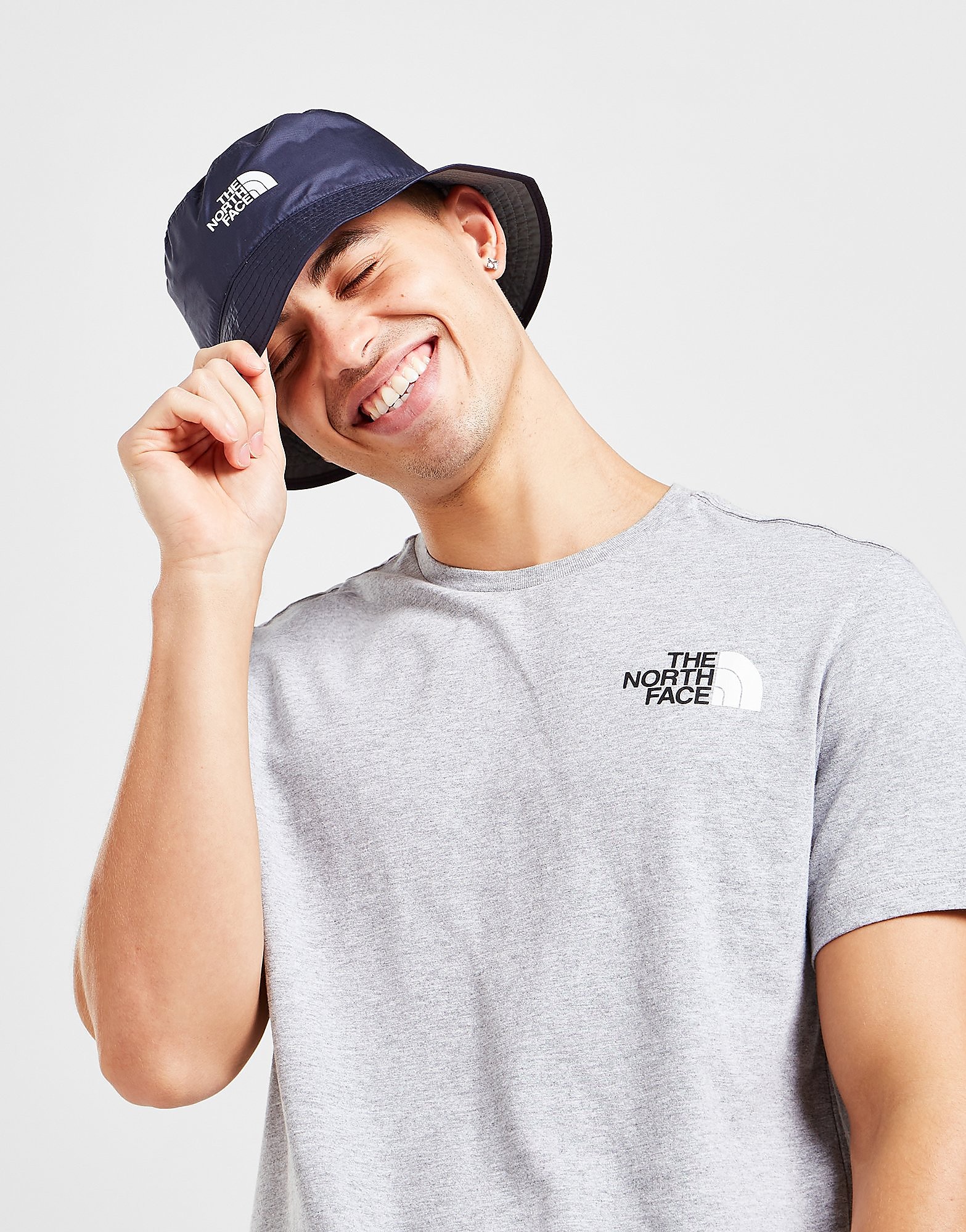 

The North Face Sun Stash Bucket Hat - Navy/Grey - Womens, Navy/Grey