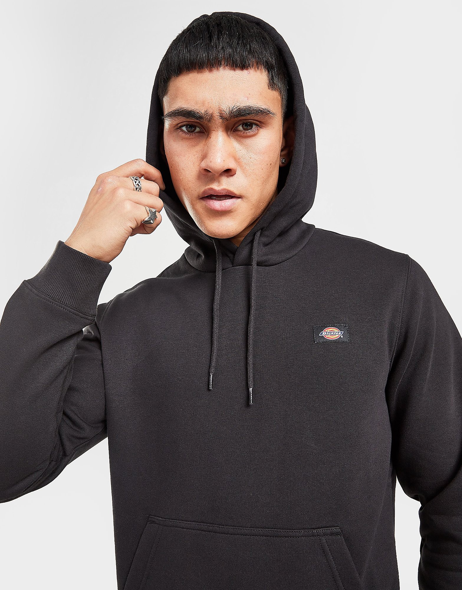 

Dickies Oakport Small Logo Hoodie - Black - Mens, Black