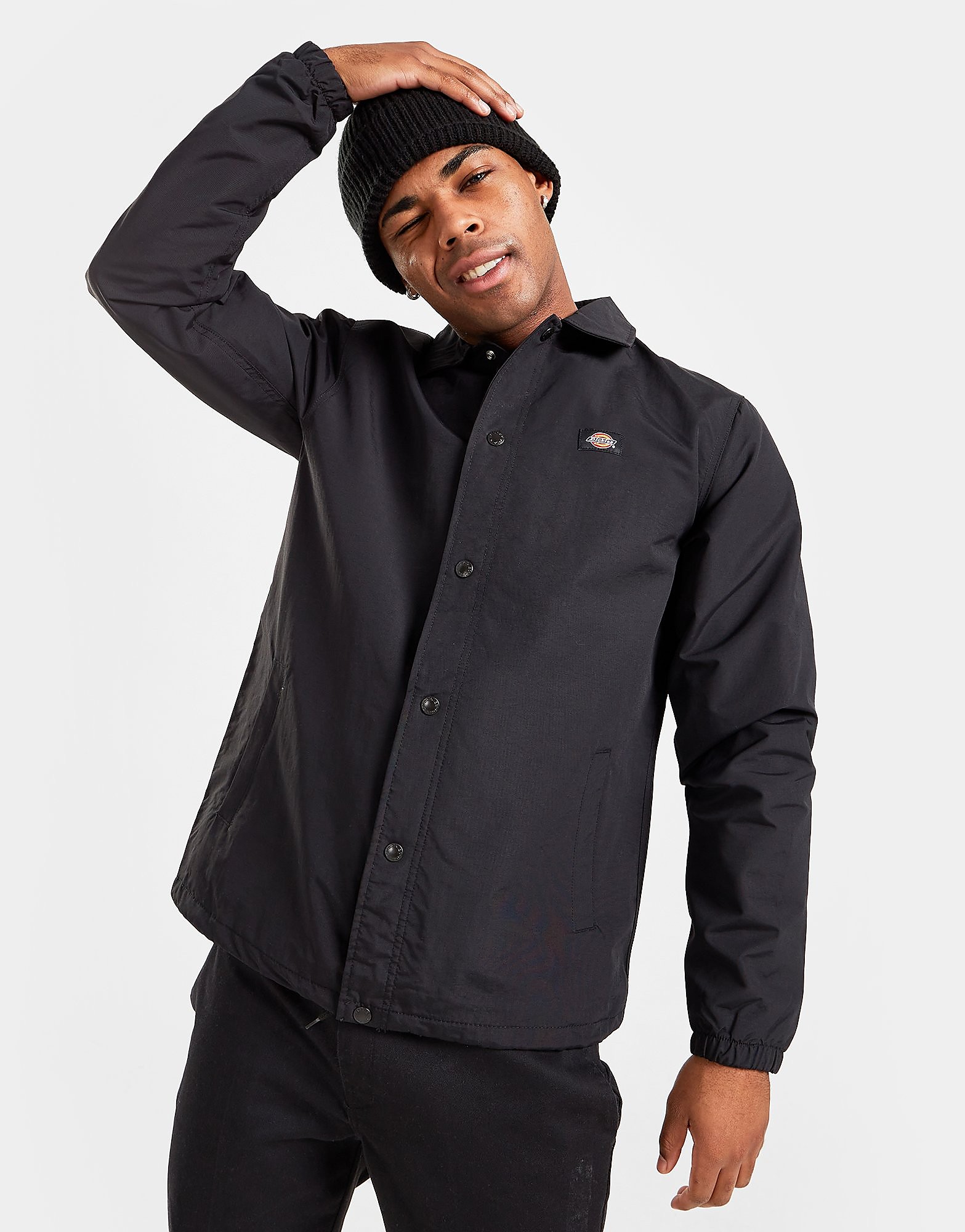 

Dickies Oakport Coach Jacket - Black - Mens, Black