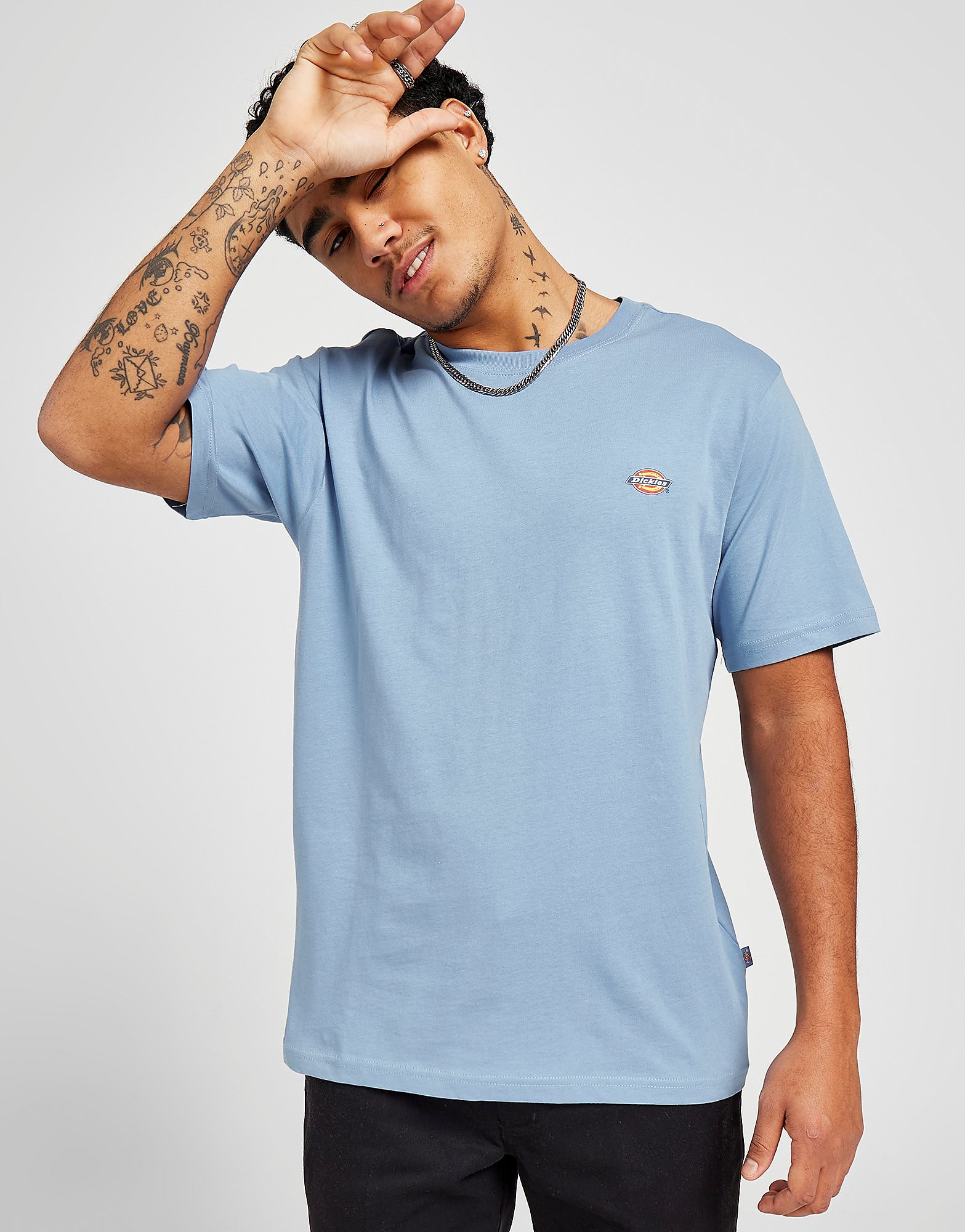 

Dickies Small Logo T-Shirt - Blue, Blue