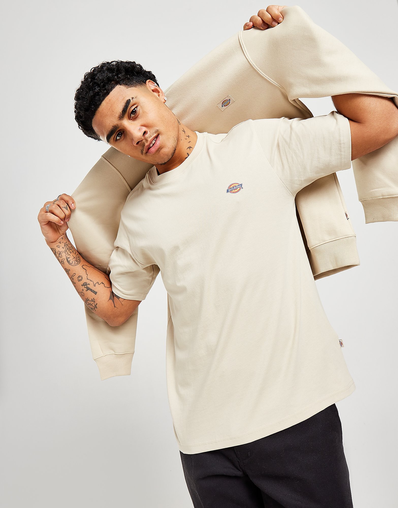 

Dickies Small Logo T-Shirt - Beige - Mens, Beige