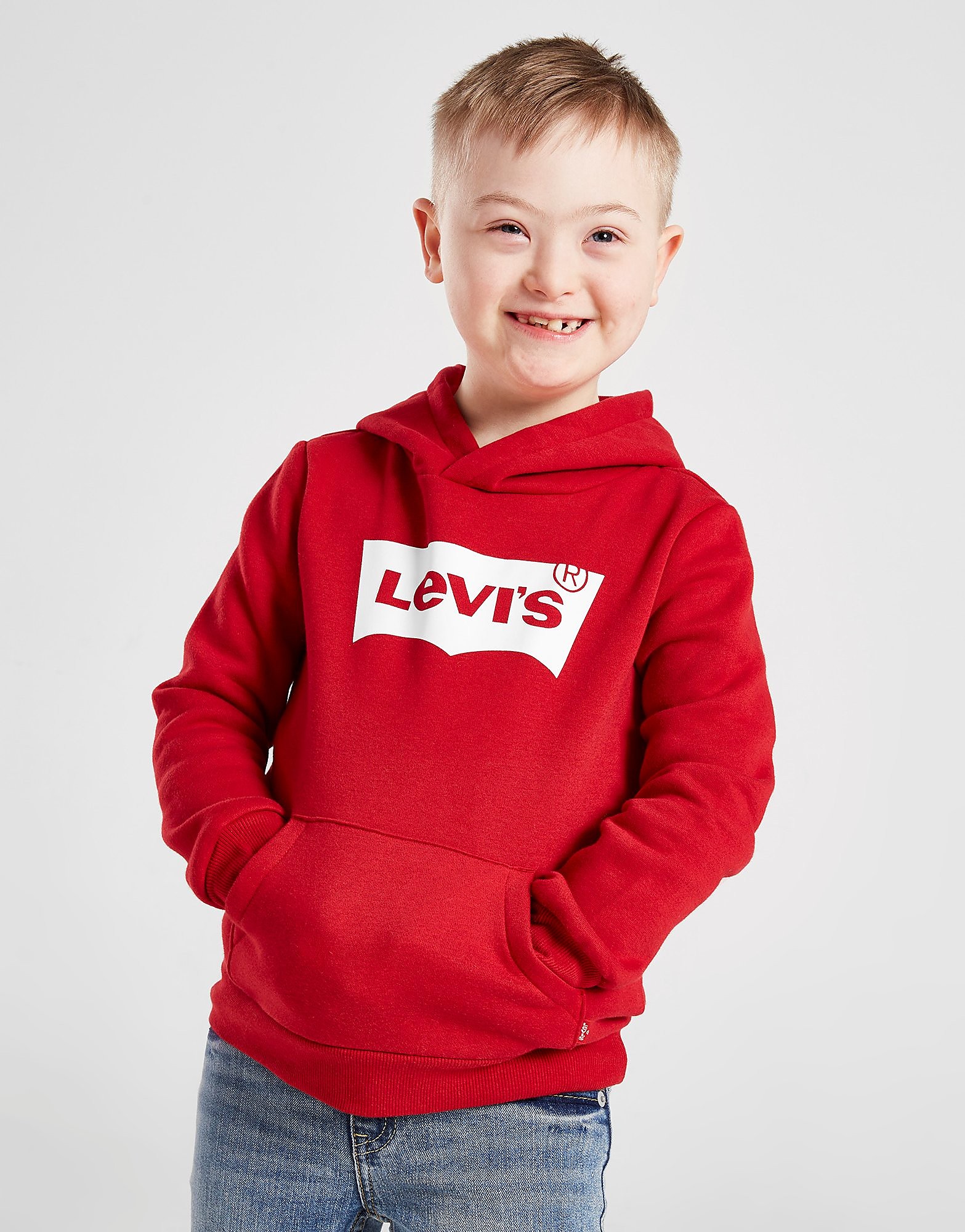 

Levis Batwing Overhead Hoodie Children - Red - Kids, Red