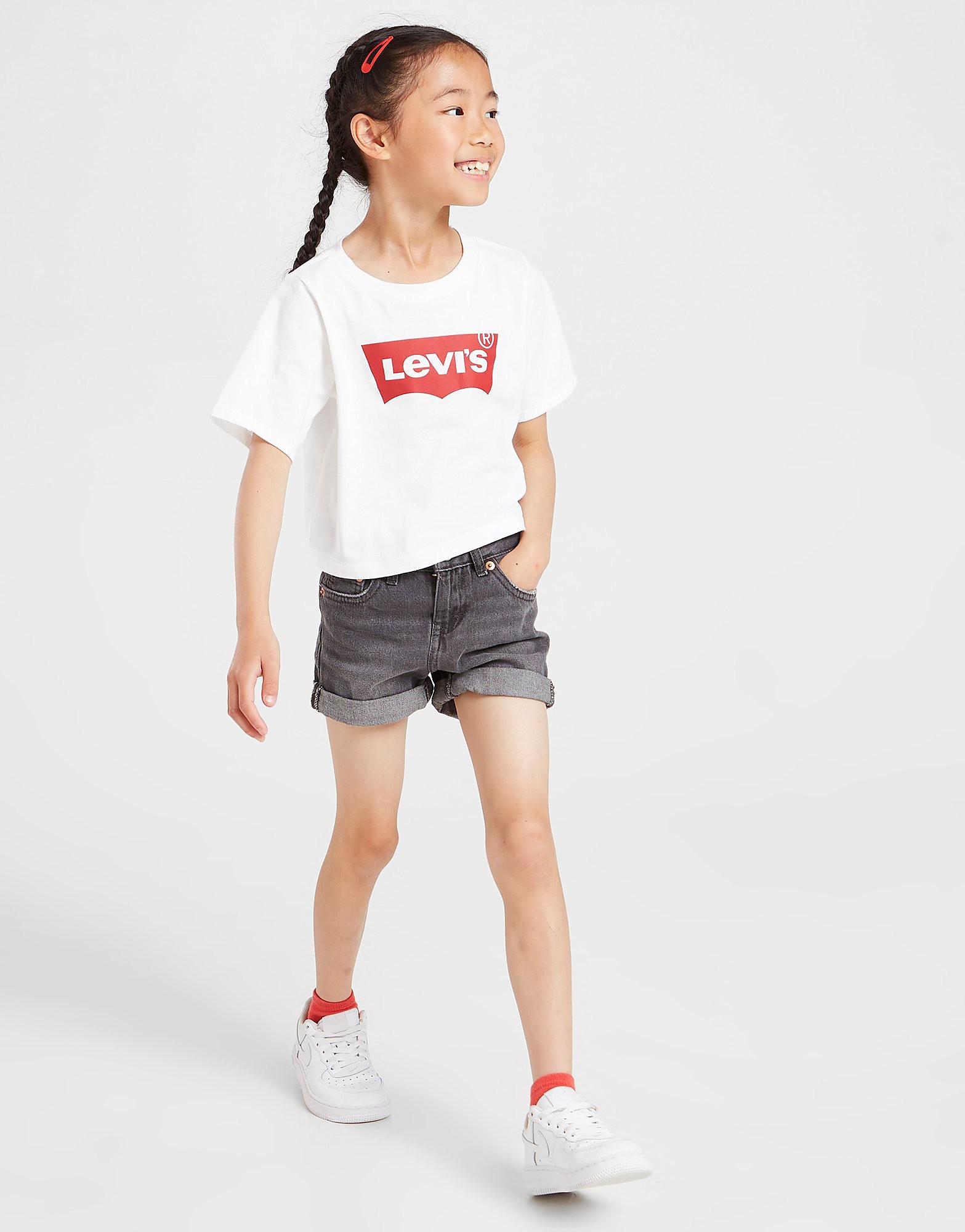 

Levis Girls' Denim Shorts Children - Black - Kids, Black