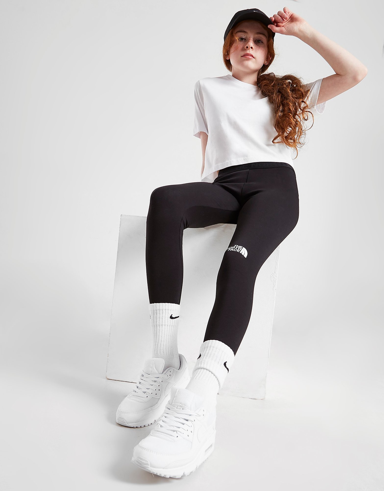 

The North Face Girls' Everyday Leggings Junior - Black/Black - Kids, Black/Black