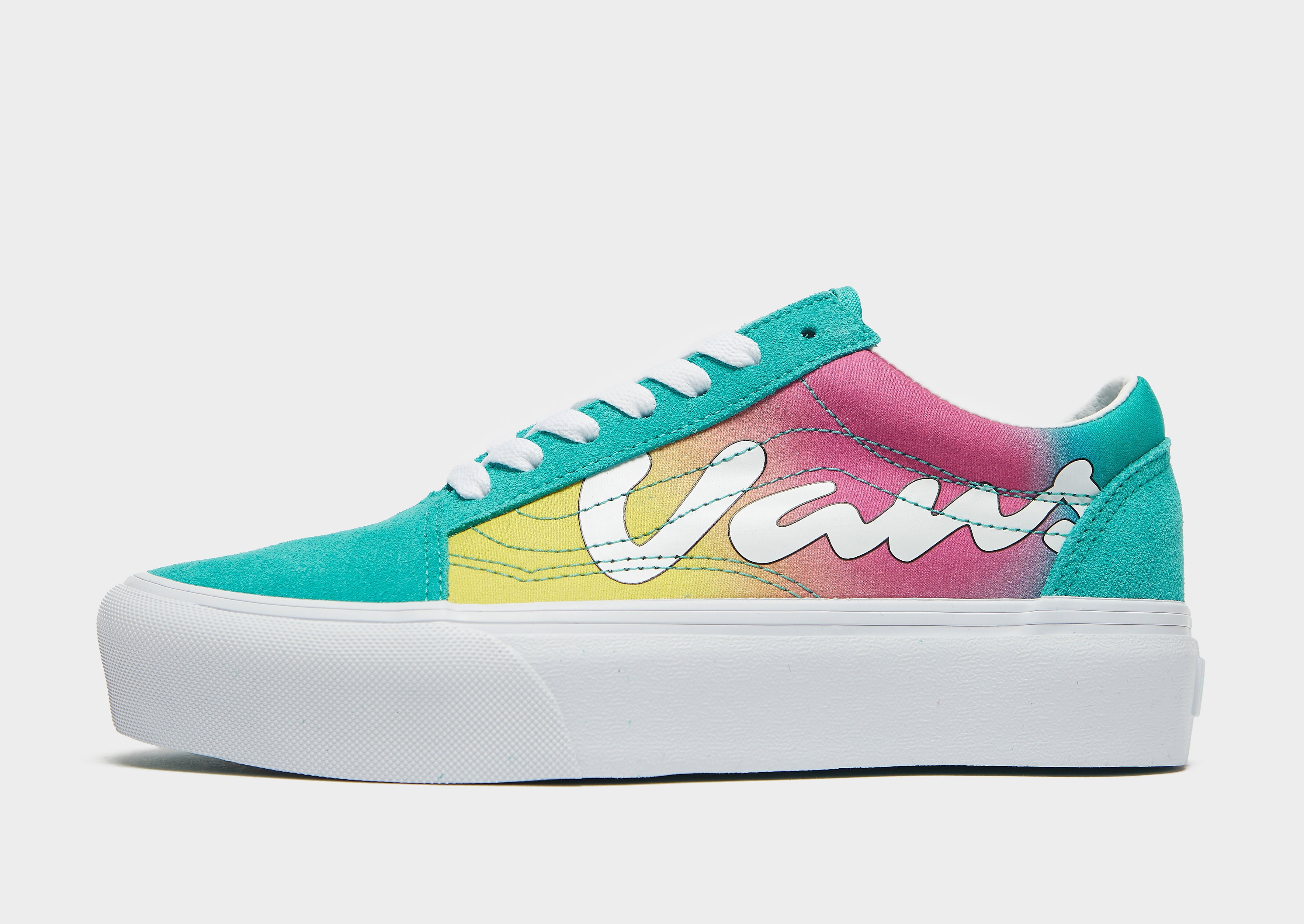 Vans Old Skool Platform Women's - Green, Green