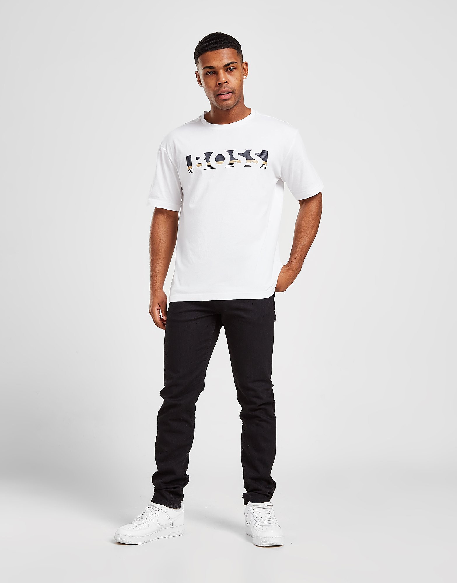 

BOSS Large Logo T-Shirt - Only at JD - White, White