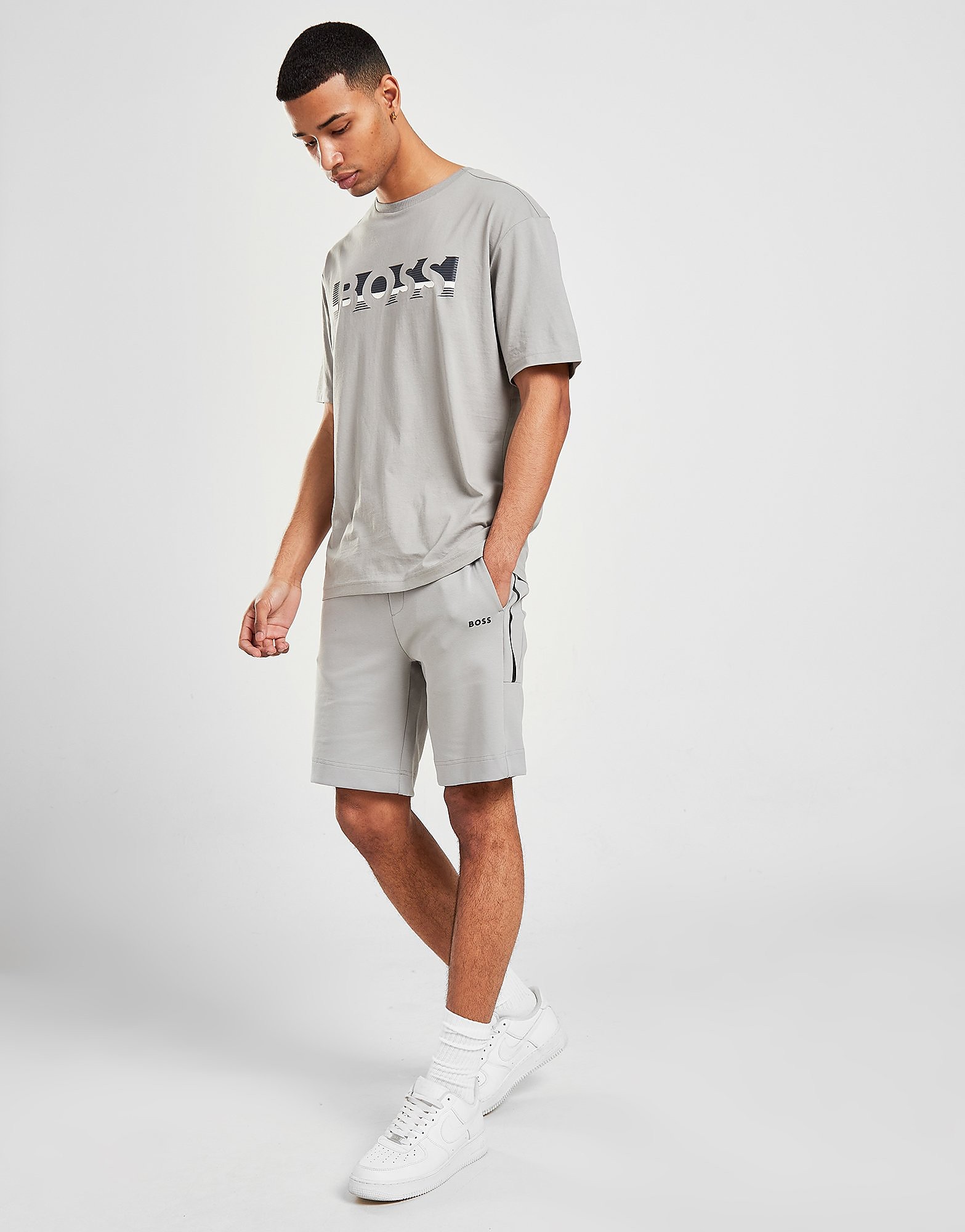 

BOSS Headlo Tape Shorts - Only at JD - Grey - Mens, Grey