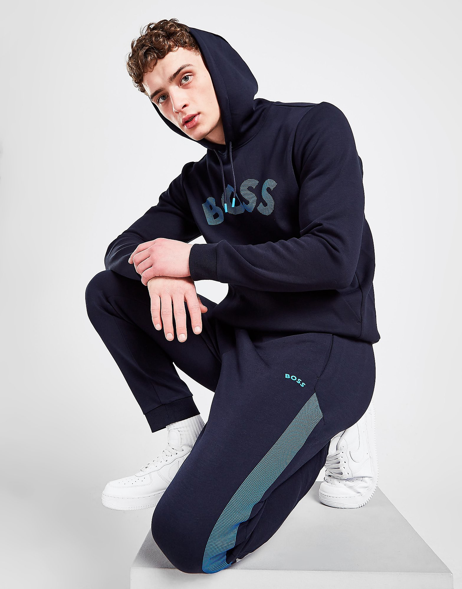 

BOSS Hadiko Pixel Joggers - Blue - Mens, Blue