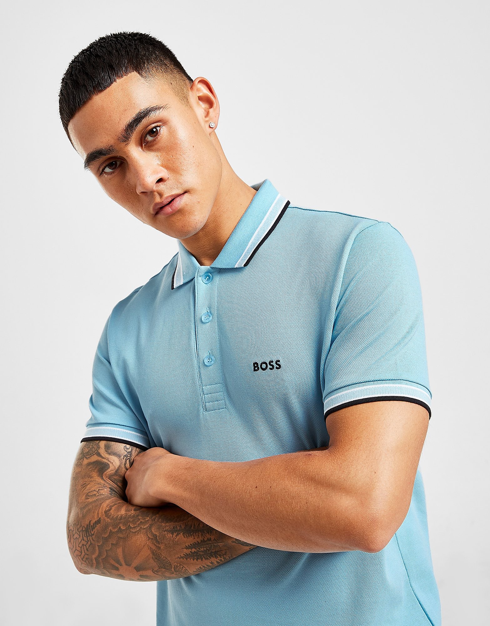 

BOSS Paddy Polo Shirt - Blue - Mens, Blue