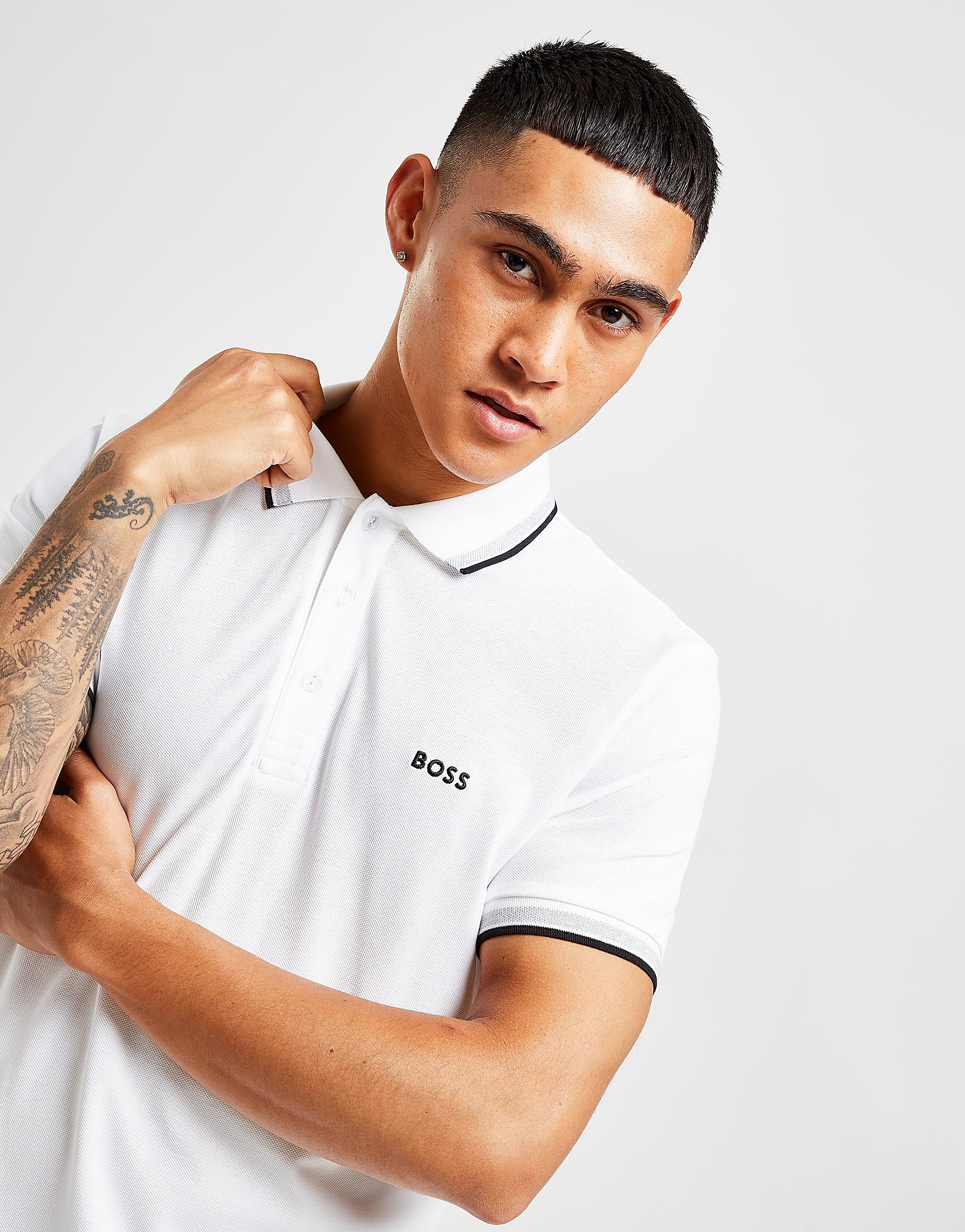 

BOSS Paddy Polo Shirt - White - Mens, White