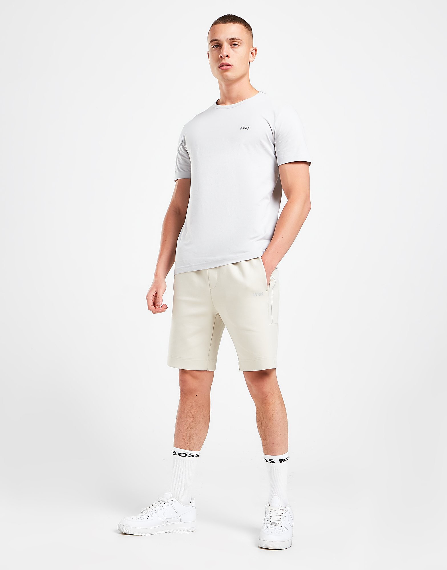 

BOSS Headlo Tape Shorts - Brown - Mens, Brown