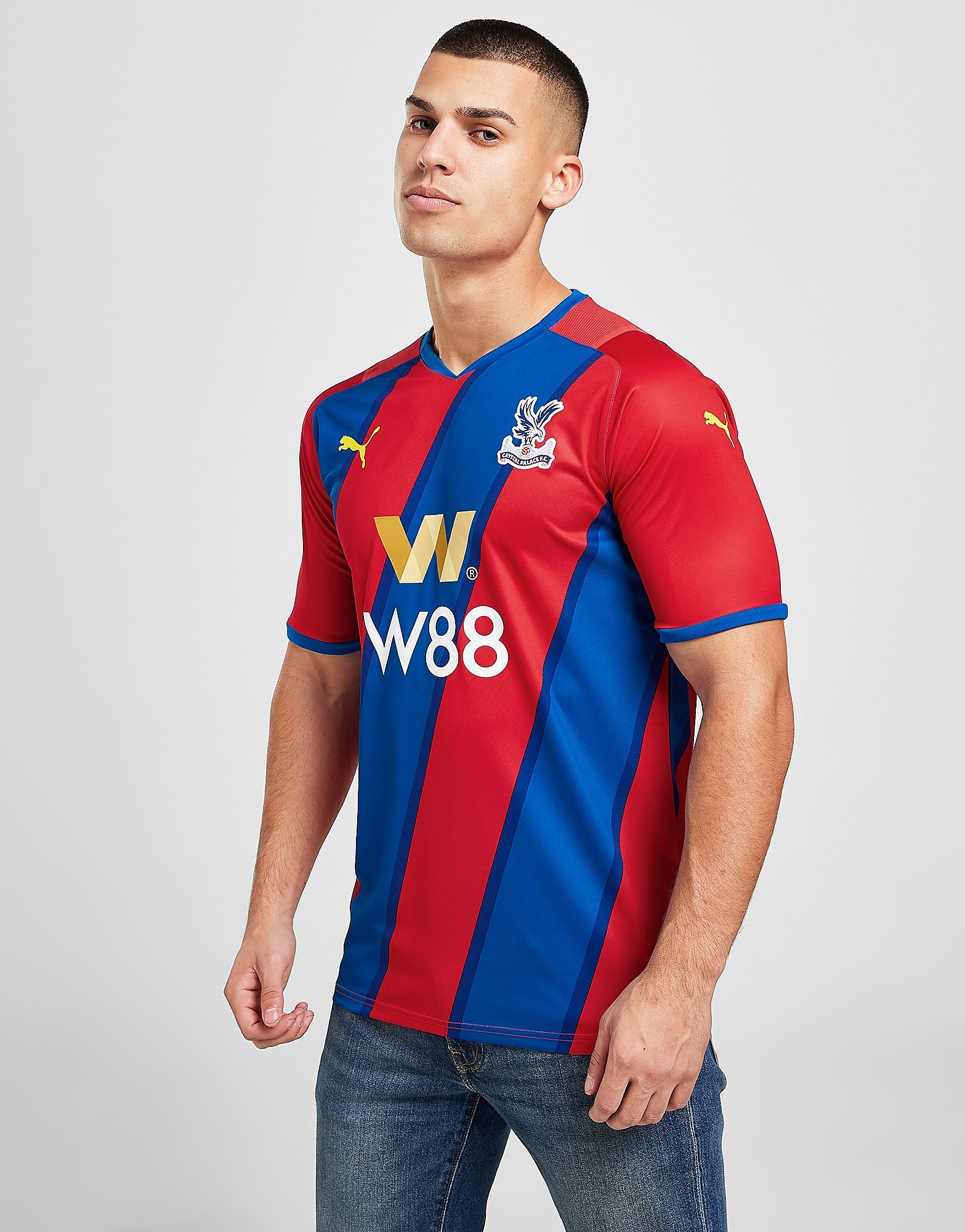 

Puma Crystal Palace FC 2021/22 Home Shirt - Red - Mens, Red