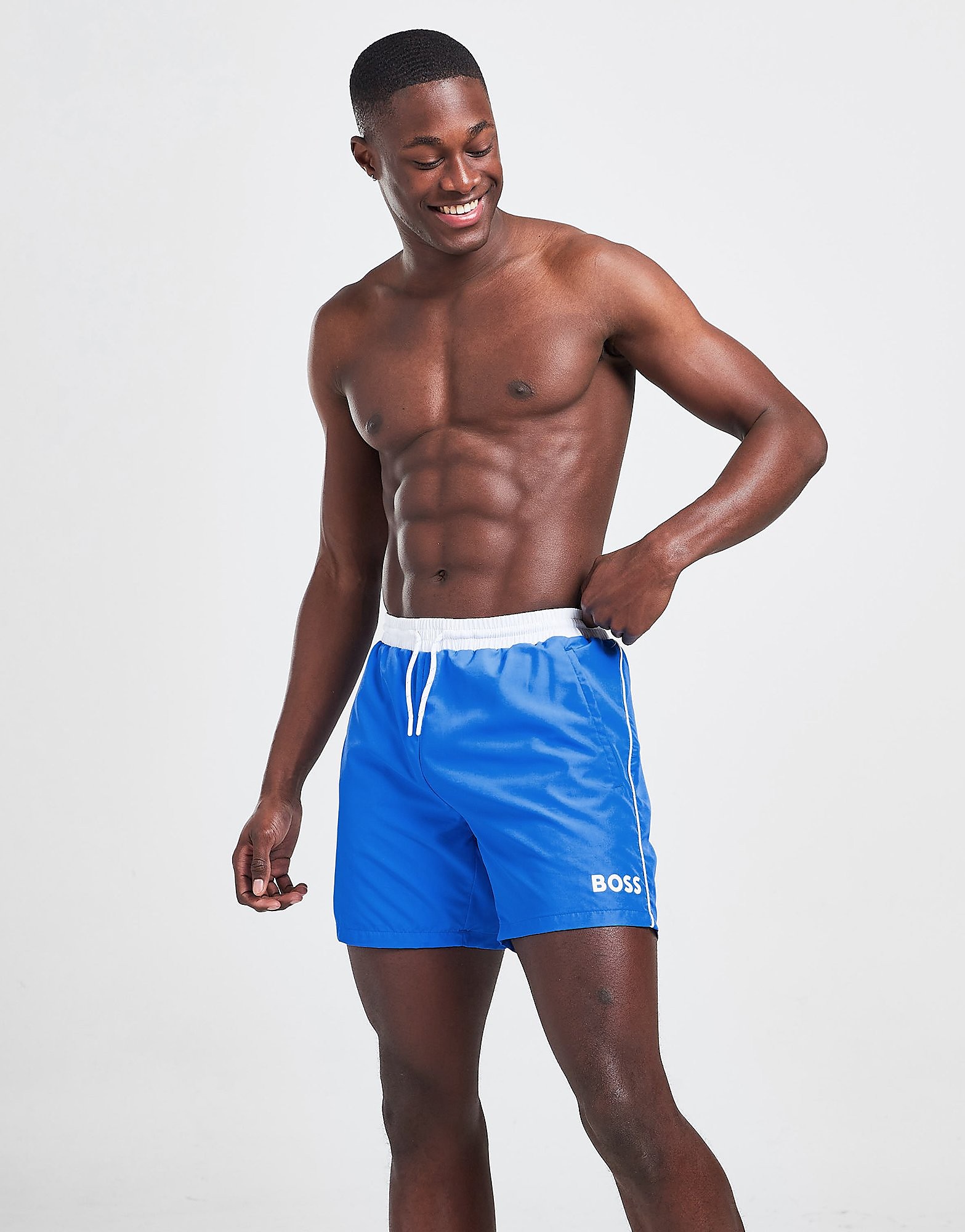 

BOSS Starfish Swim Shorts - Blue, Blue