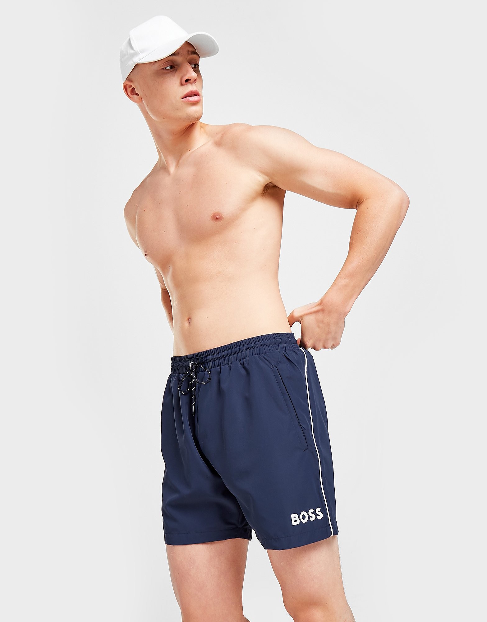 

BOSS Starfish Swim Shorts - Navy, Navy