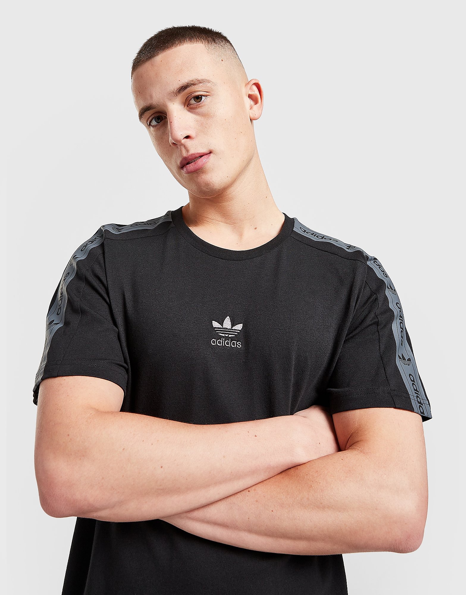 

adidas Originals Edge T-Shirt - Only at JD - Black - Mens, Black