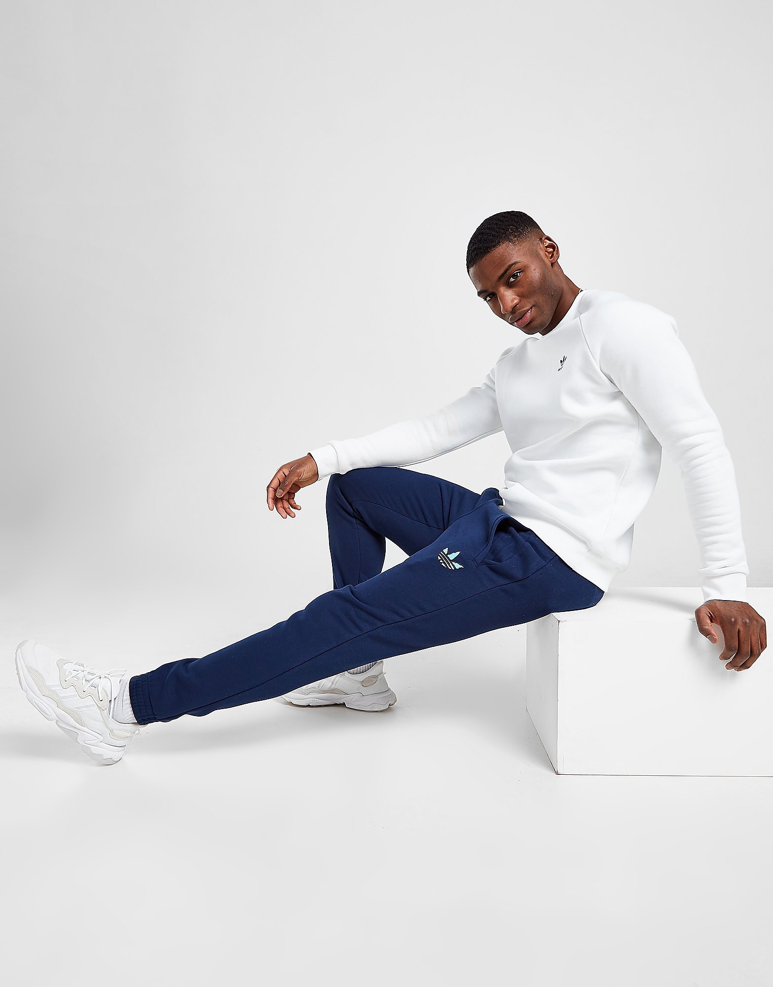 

adidas Originals Trefoil Graffiti Joggers - Only at JD - Navy - Mens, Navy