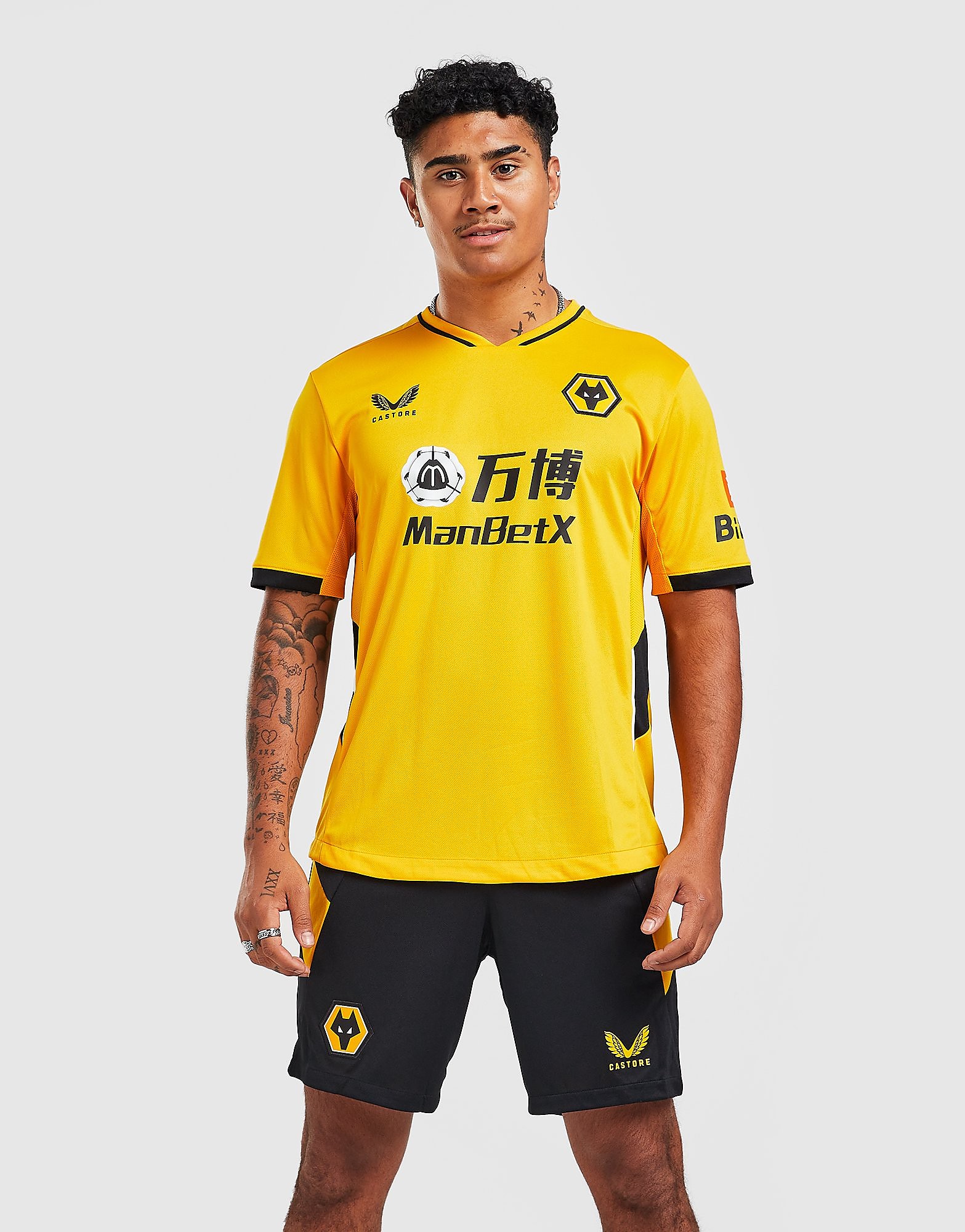 

Castore Wolverhampton Wanderers 2021/22 Home Shorts - Black - Mens, Black
