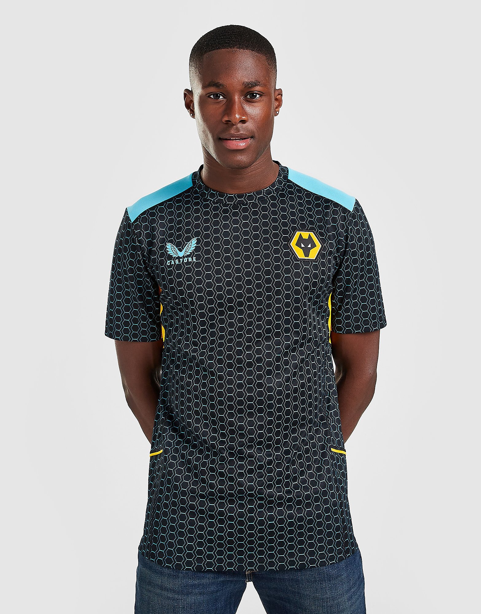 

Castore Wolverhampton Wanderers FC 2021/22 Training Shirt - Black - Mens, Black