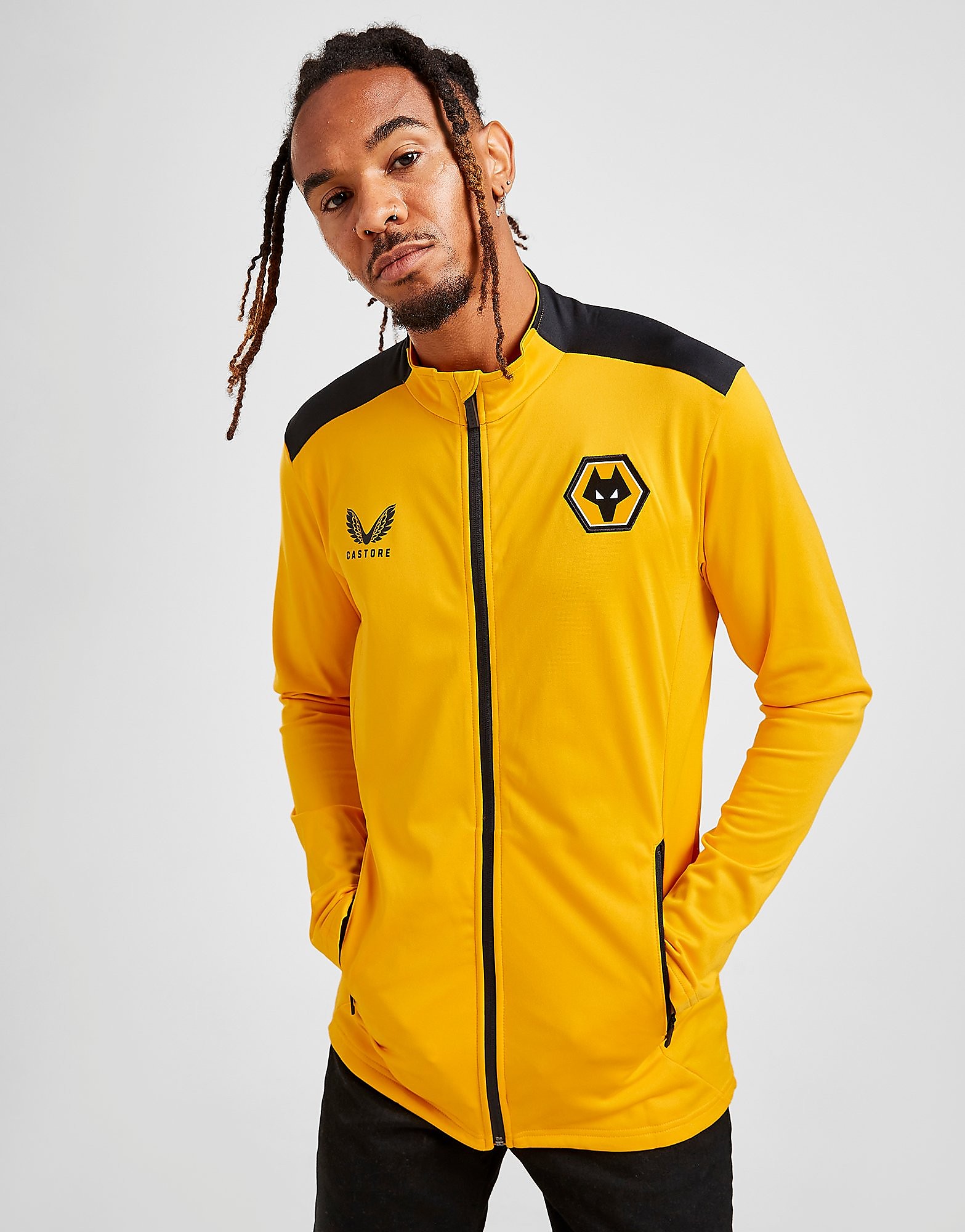 

Castore Wolverhampton Wanderers FC Leisure Jacket - Yellow - Mens, Yellow