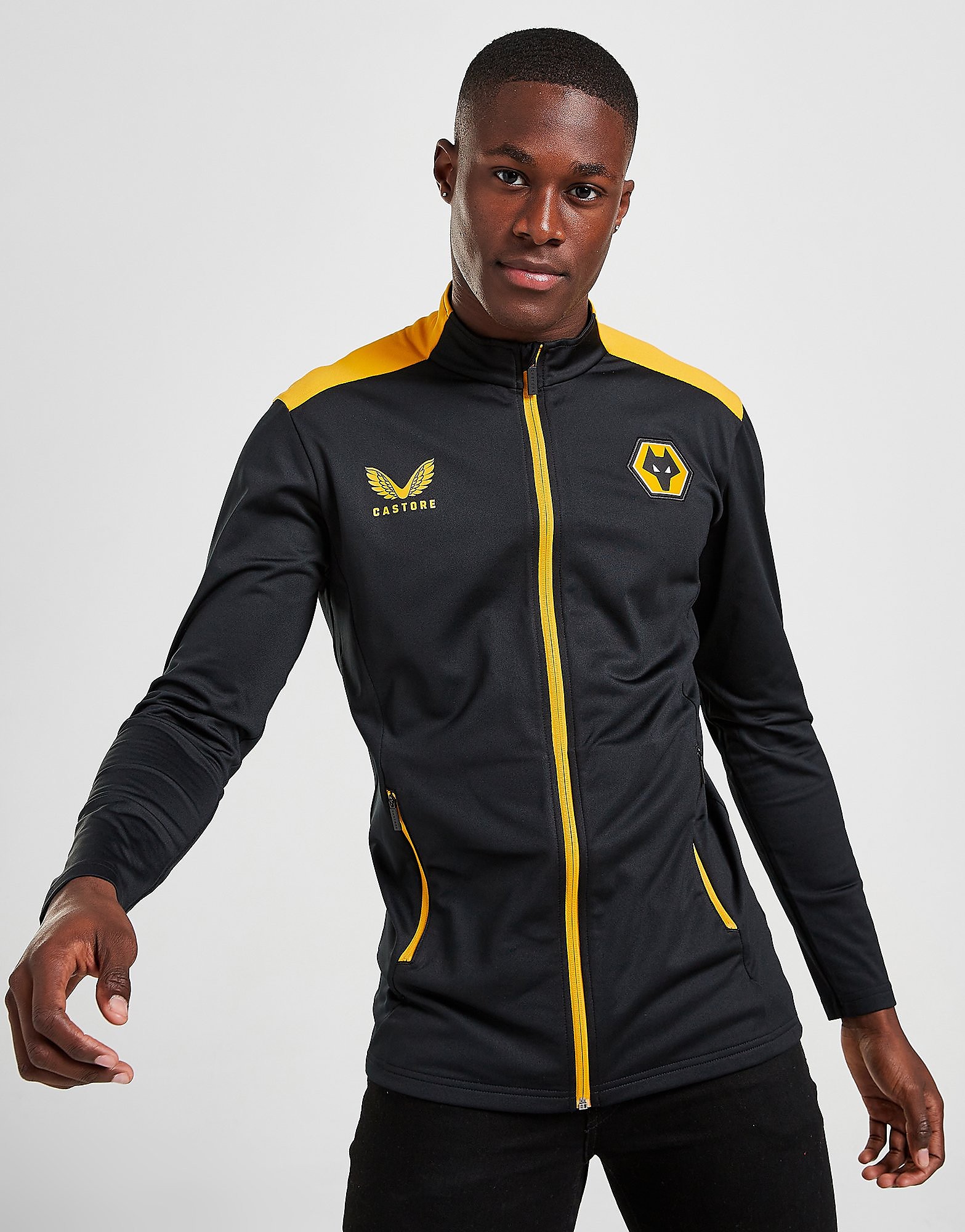 

Castore Wolverhampton Wanderers FC Leisure Jacket - Black - Mens, Black