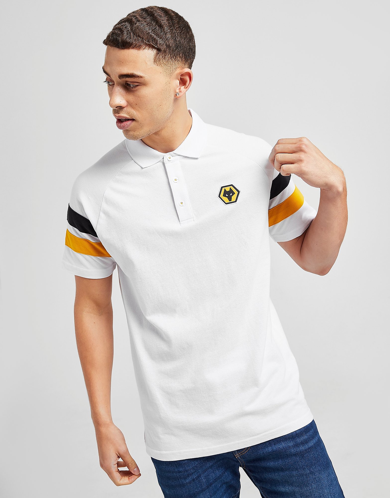 

Official Team Wolverhampton Wanderers FC Essential Polo Shirt - White - Mens, White