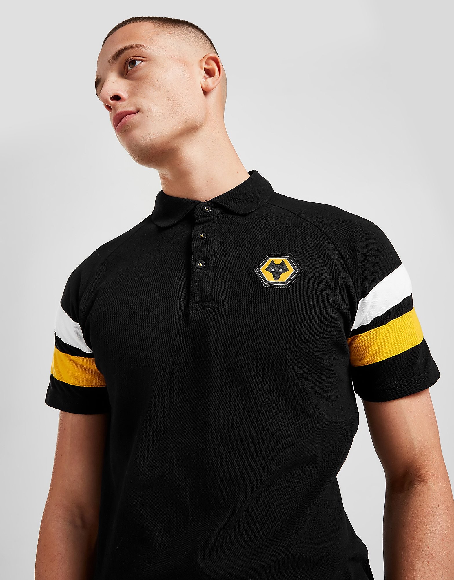 

Official Team Wolverhampton Wanderers FC Essential Polo Shirt - Black - Mens, Black