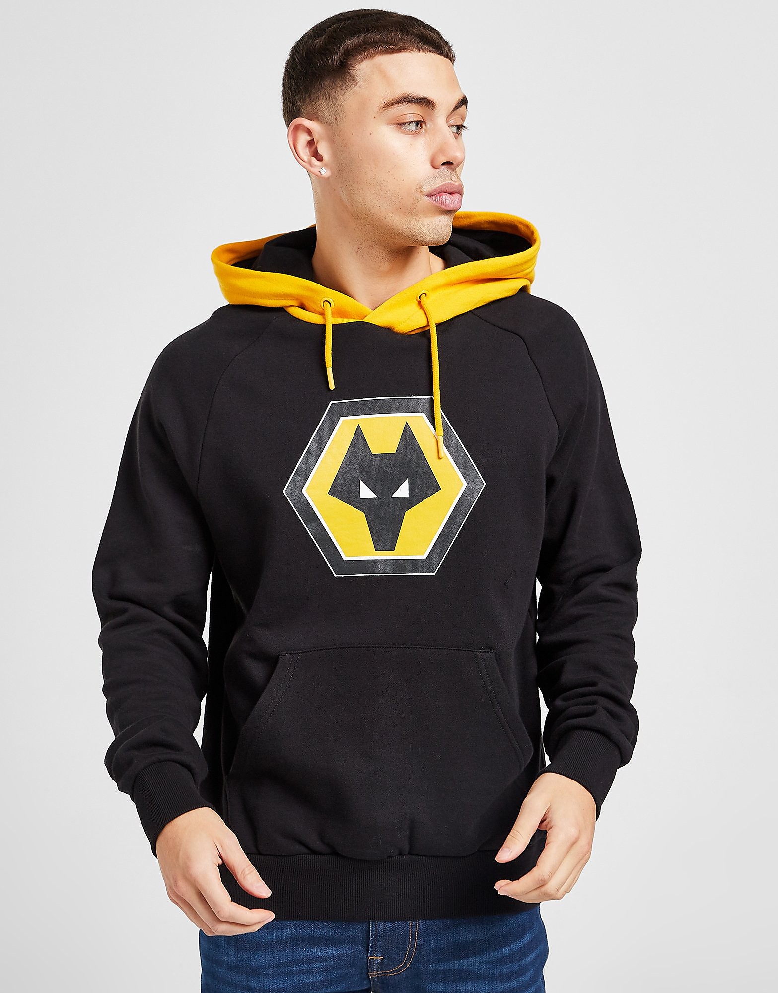 

Official Team Wolverhampton Wanderers FC Essential Hoodie - Black - Mens, Black