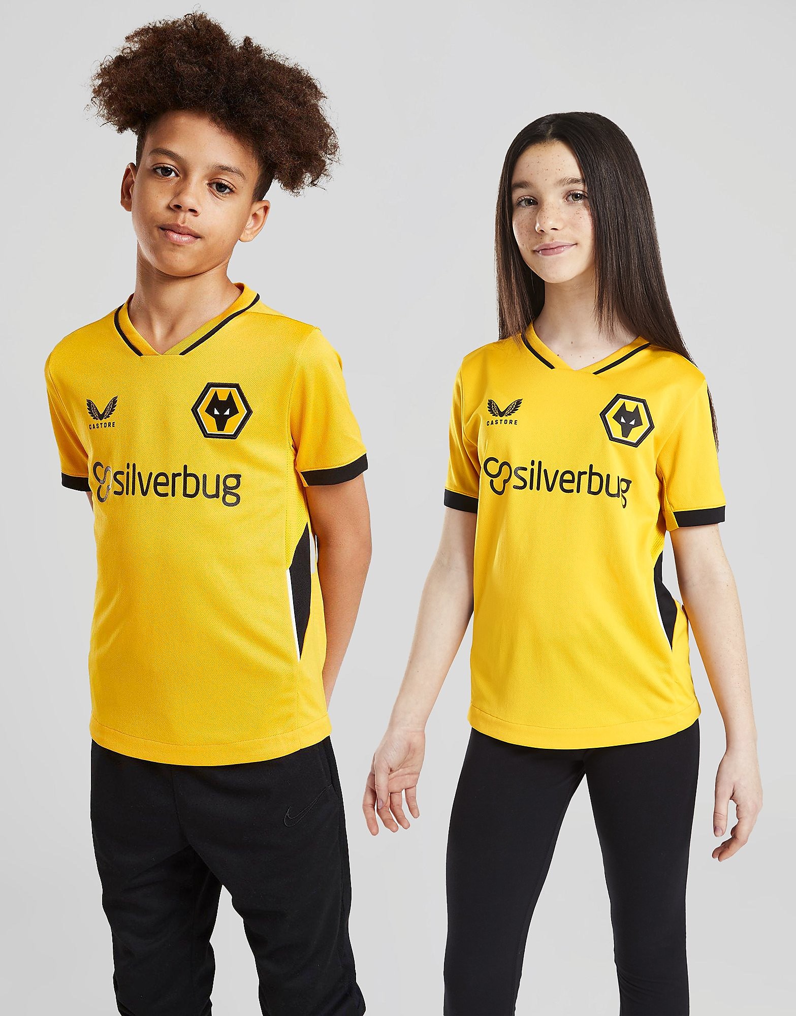 

Castore Wolverhampton Wanderers 2021/22 Home Shirt Junior - Yellow - Kids, Yellow
