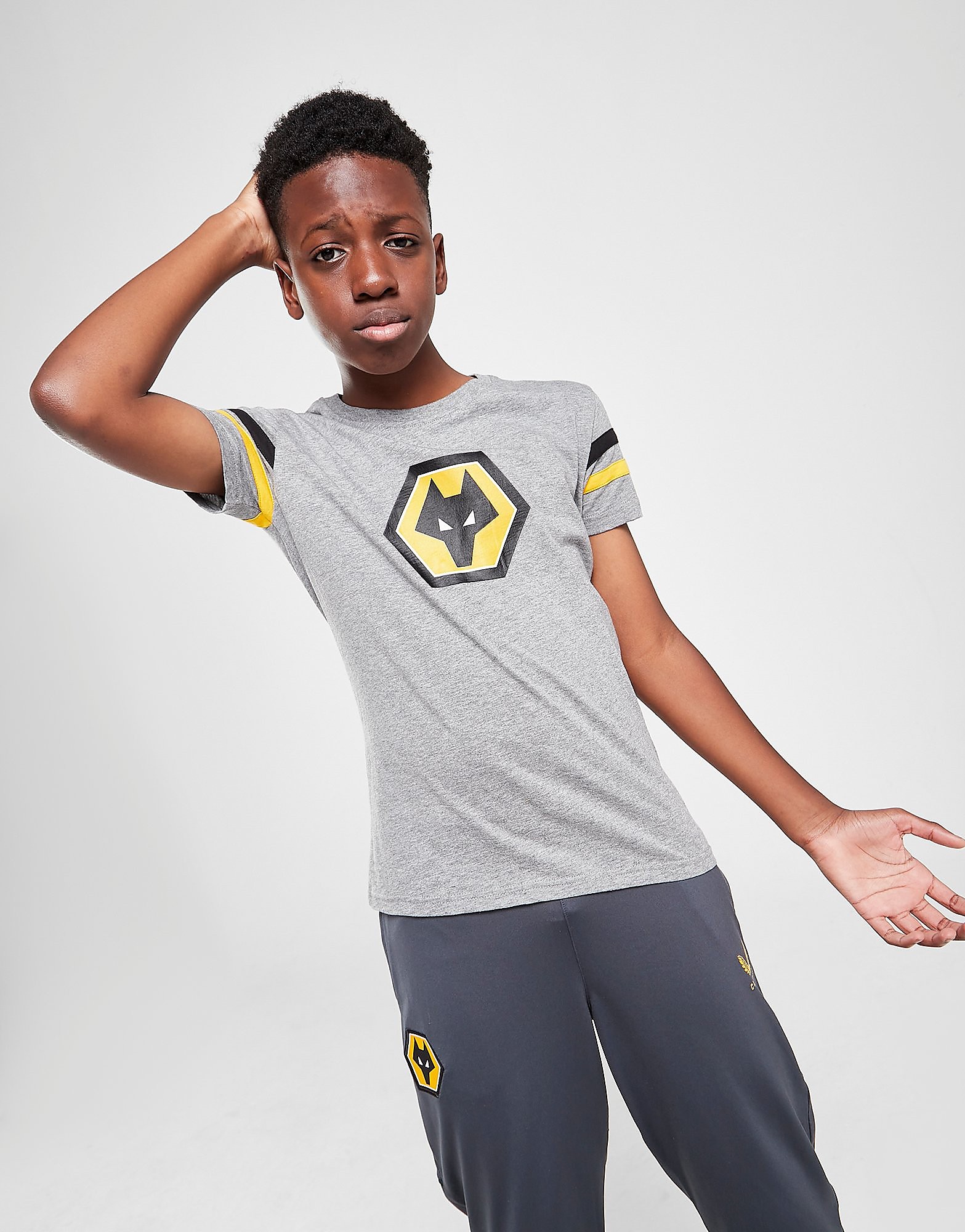 

Official Team Wolverhampton Wanderers Essential T-Shirt Junior - Grey - Kids, Grey