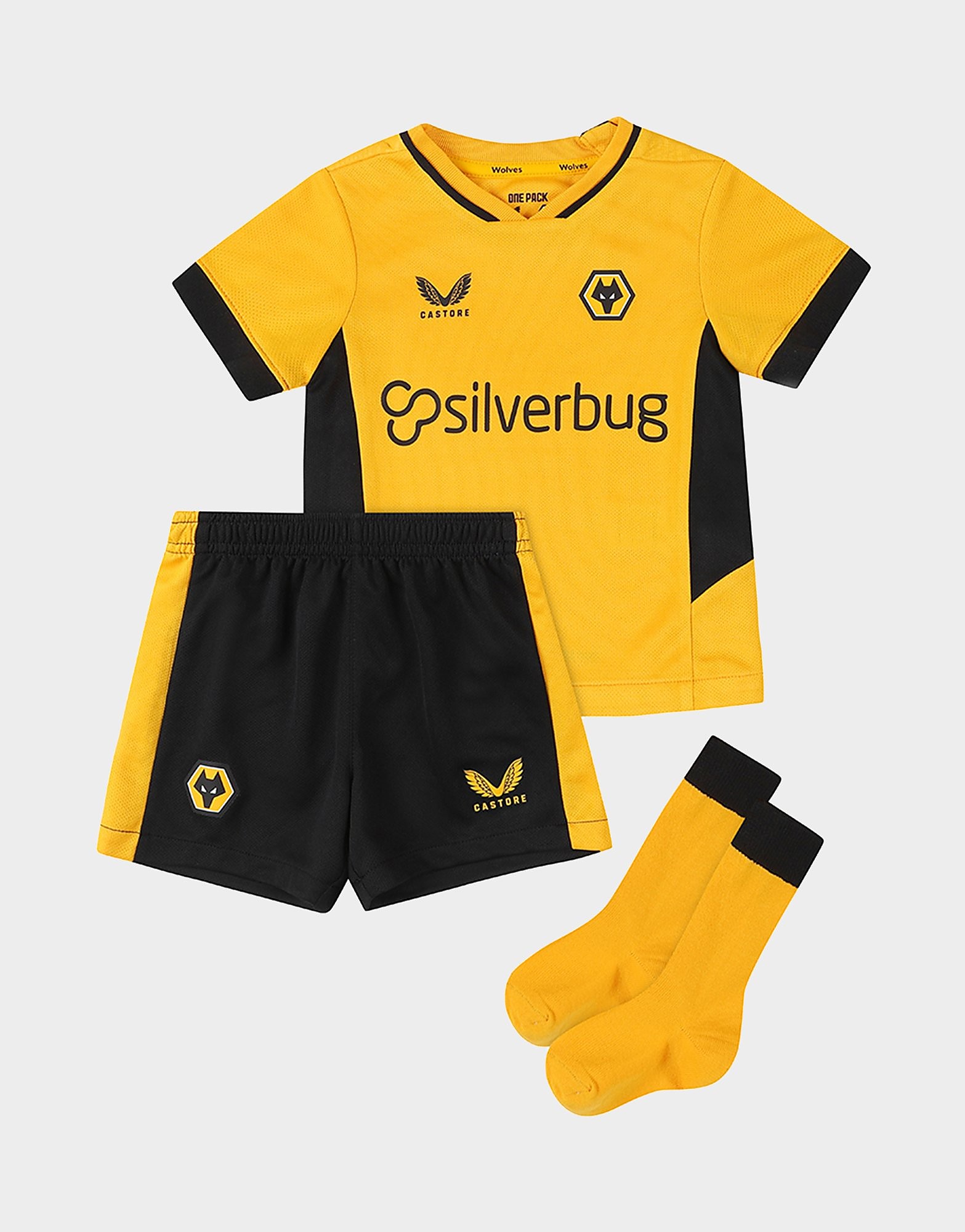 

Castore Wolverhampton Wanderers FC 2021/22 Home Kit Infant - Yellow - Kids, Yellow