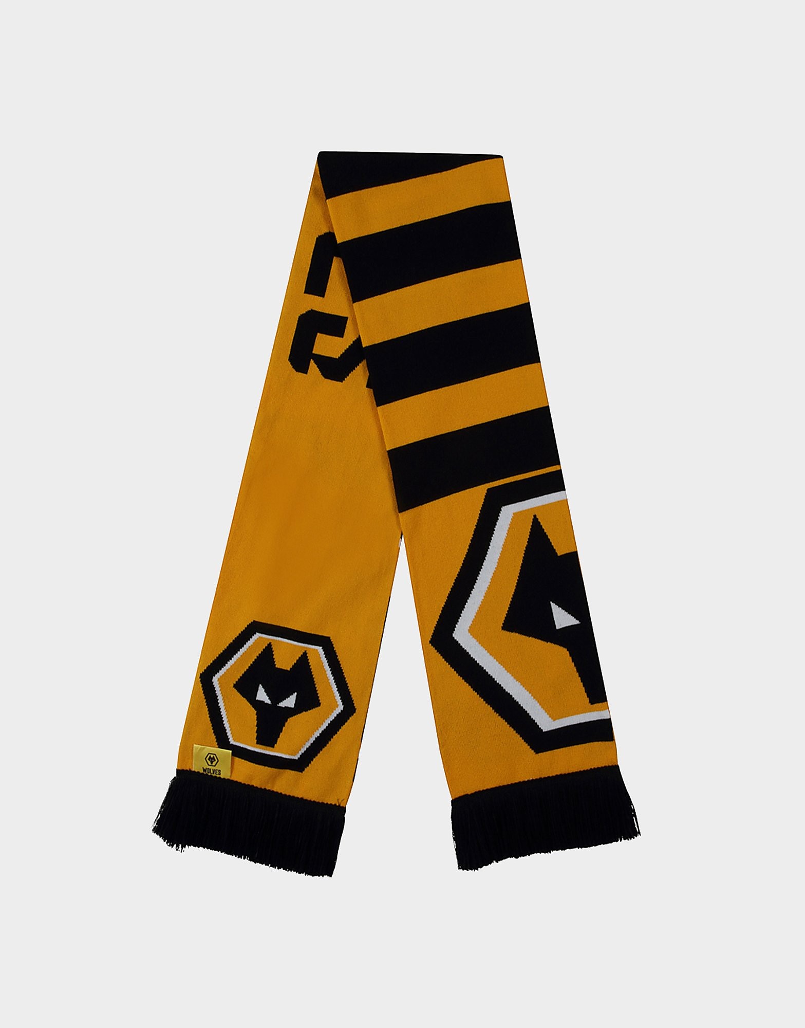 

Official Team Wolverhampton Wanderers FC Crest Scarf - Orange/Black - Mens, Orange/Black