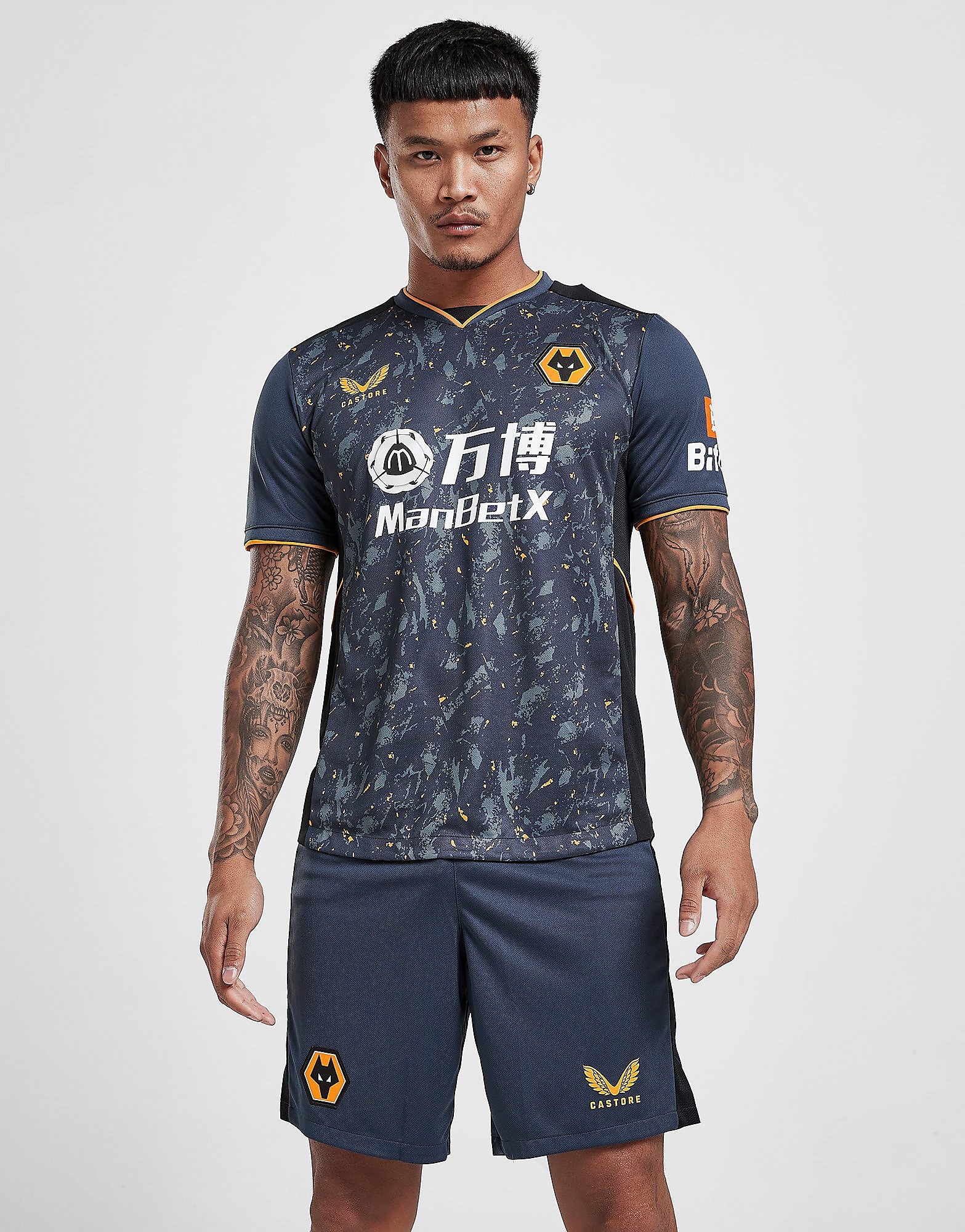 

Castore Wolverhampton Wanderers FC 2021/22 Away Shorts - Navy - Mens, Navy
