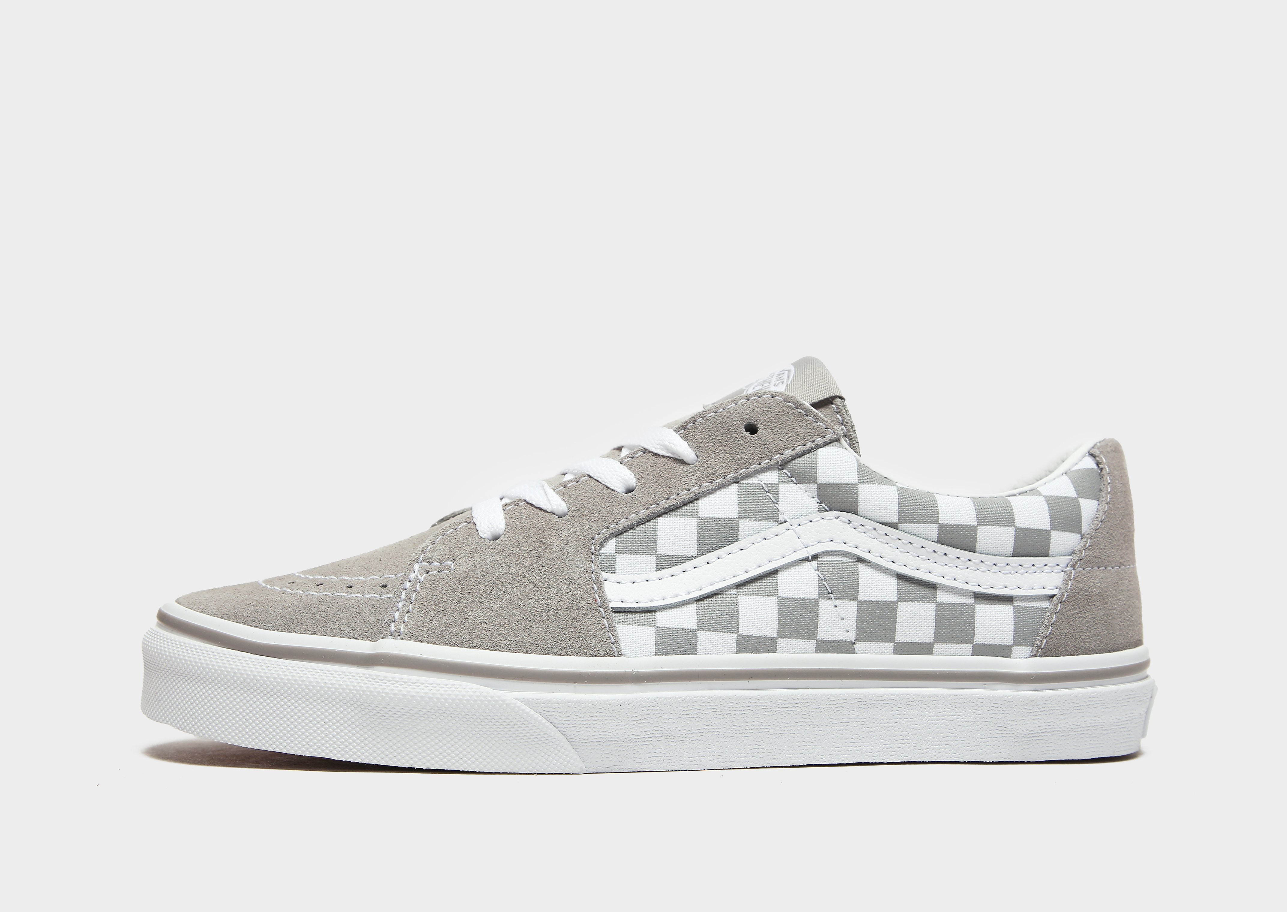 

Vans Sk8-Low Checkerboard Junior - Grey - Kids, Grey